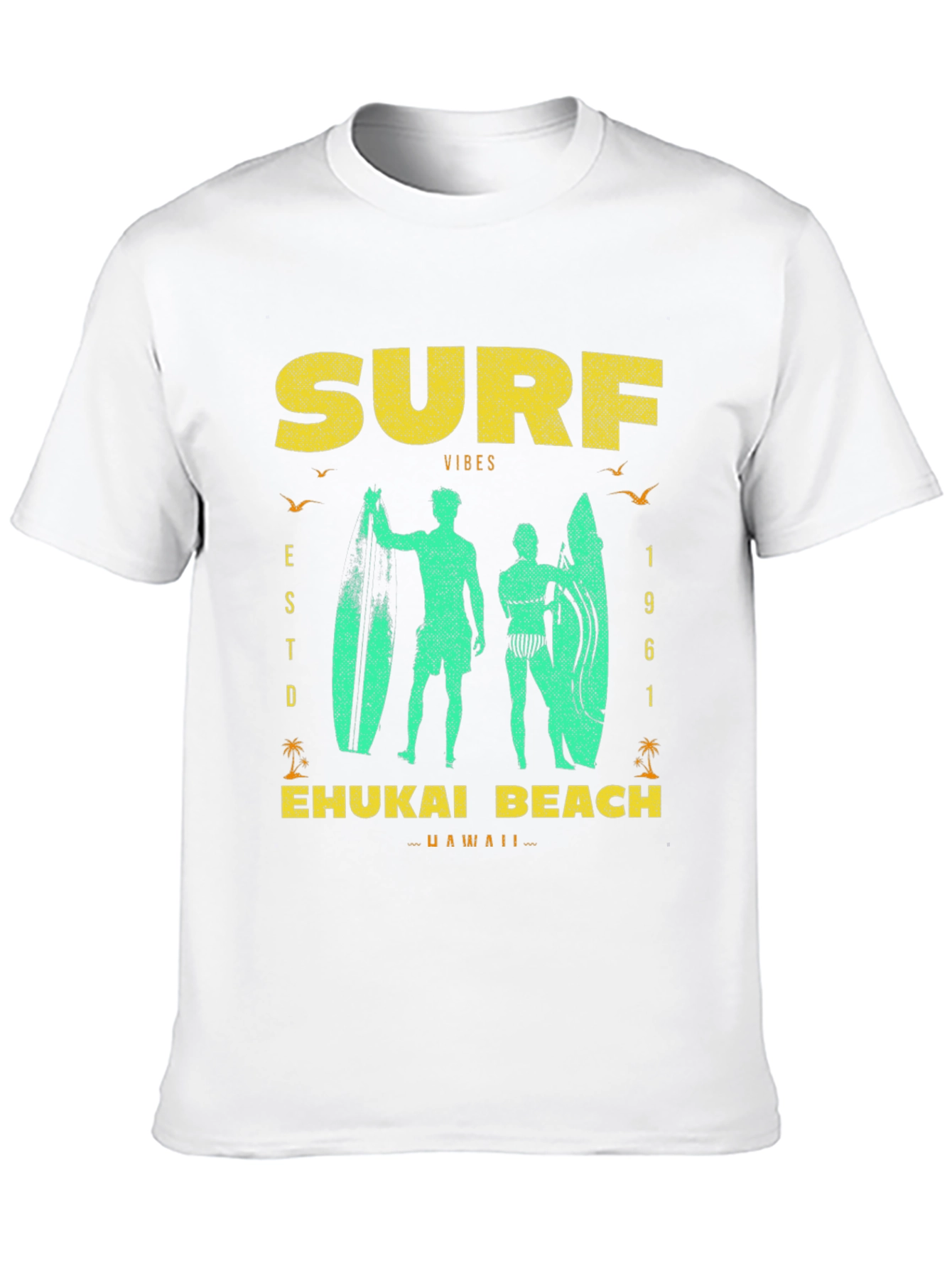 Black Surf Vibes T-Shirt | Ehukai Beach Hawaii view 10
