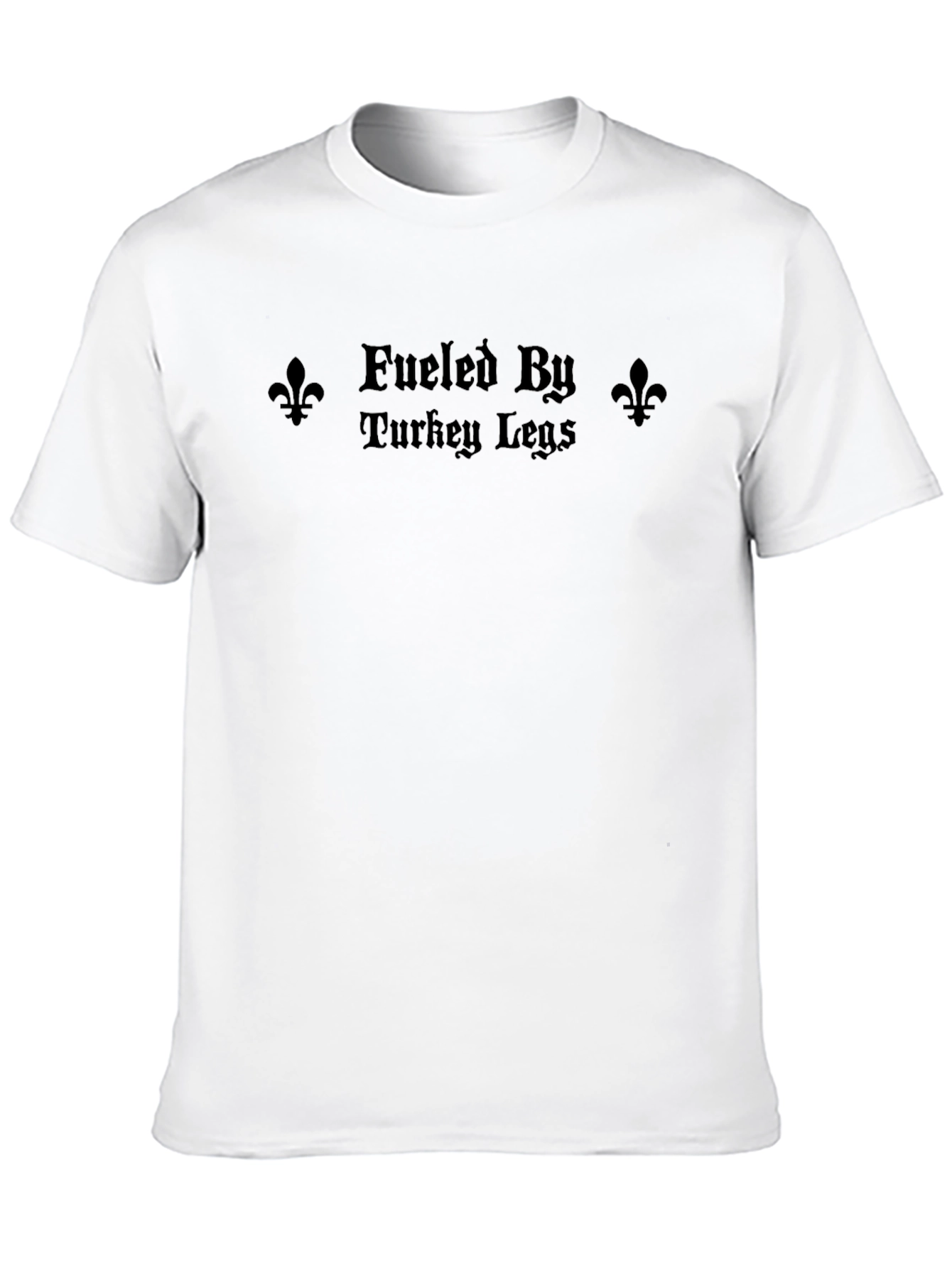 Black Fueled By Turkey Legs Black T-Shirt view 10
