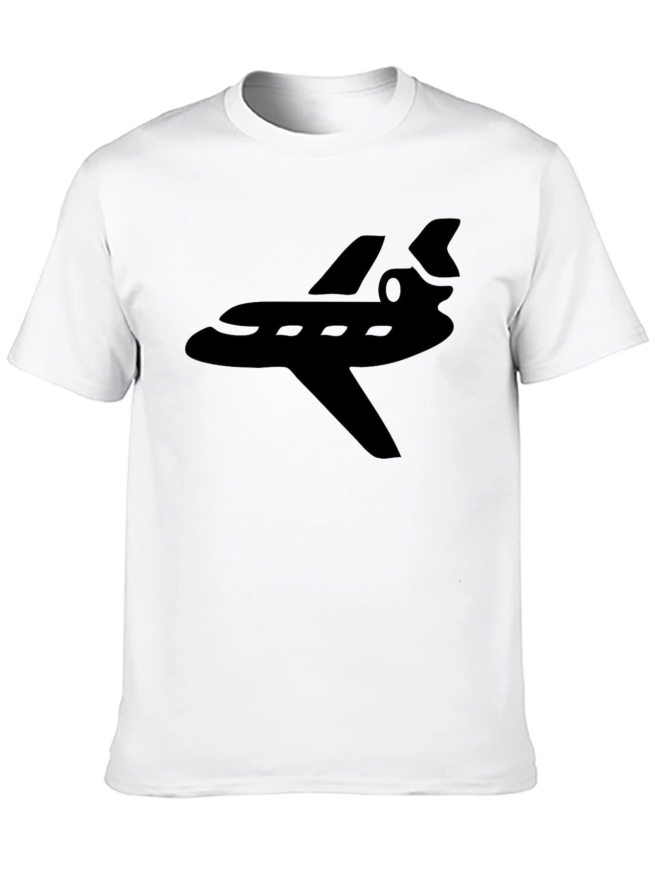 Black Jet Plane Graphic Tee - Black view 10