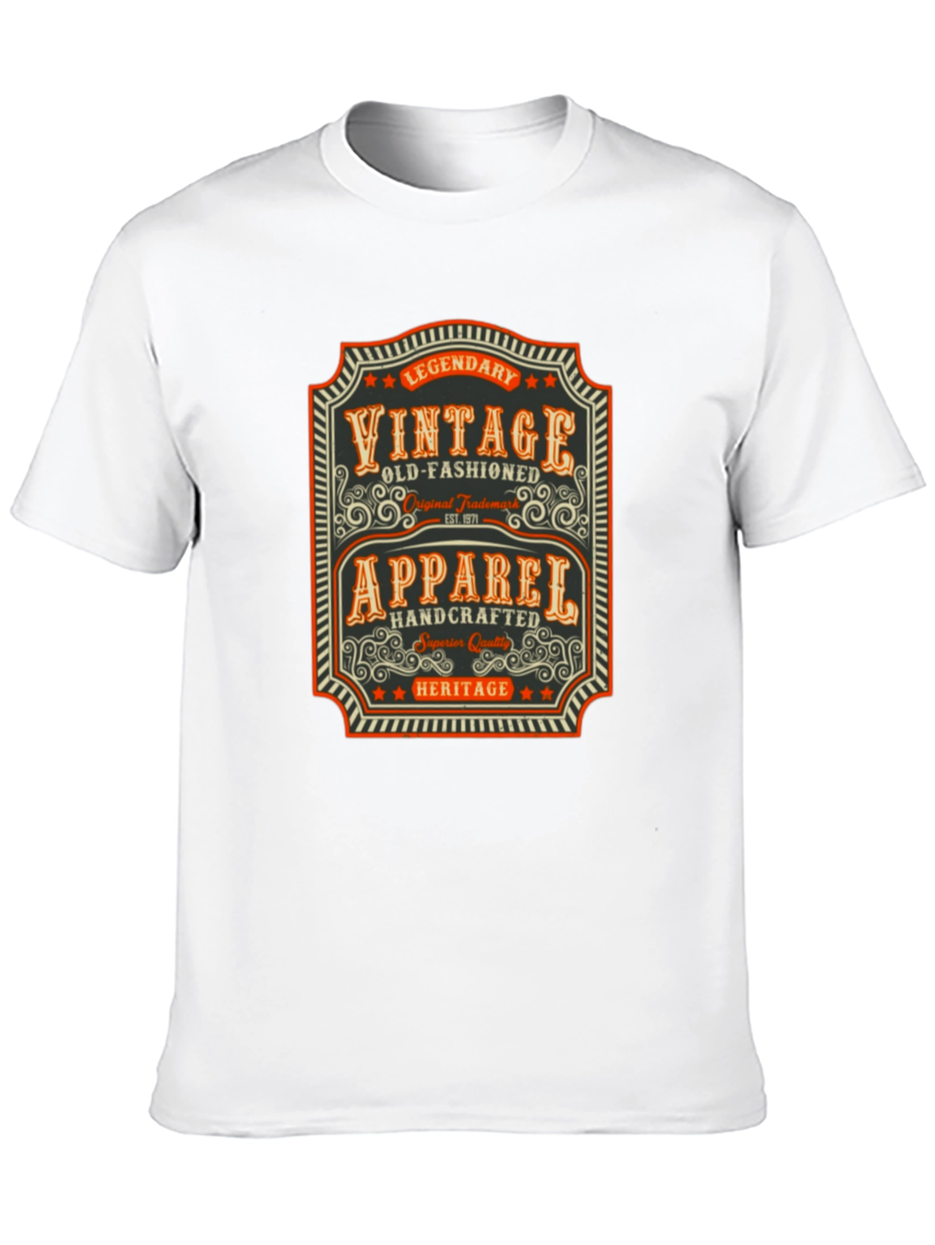 Black Vintage Apparel T-Shirt: Legendary Handcrafted Design view 10
