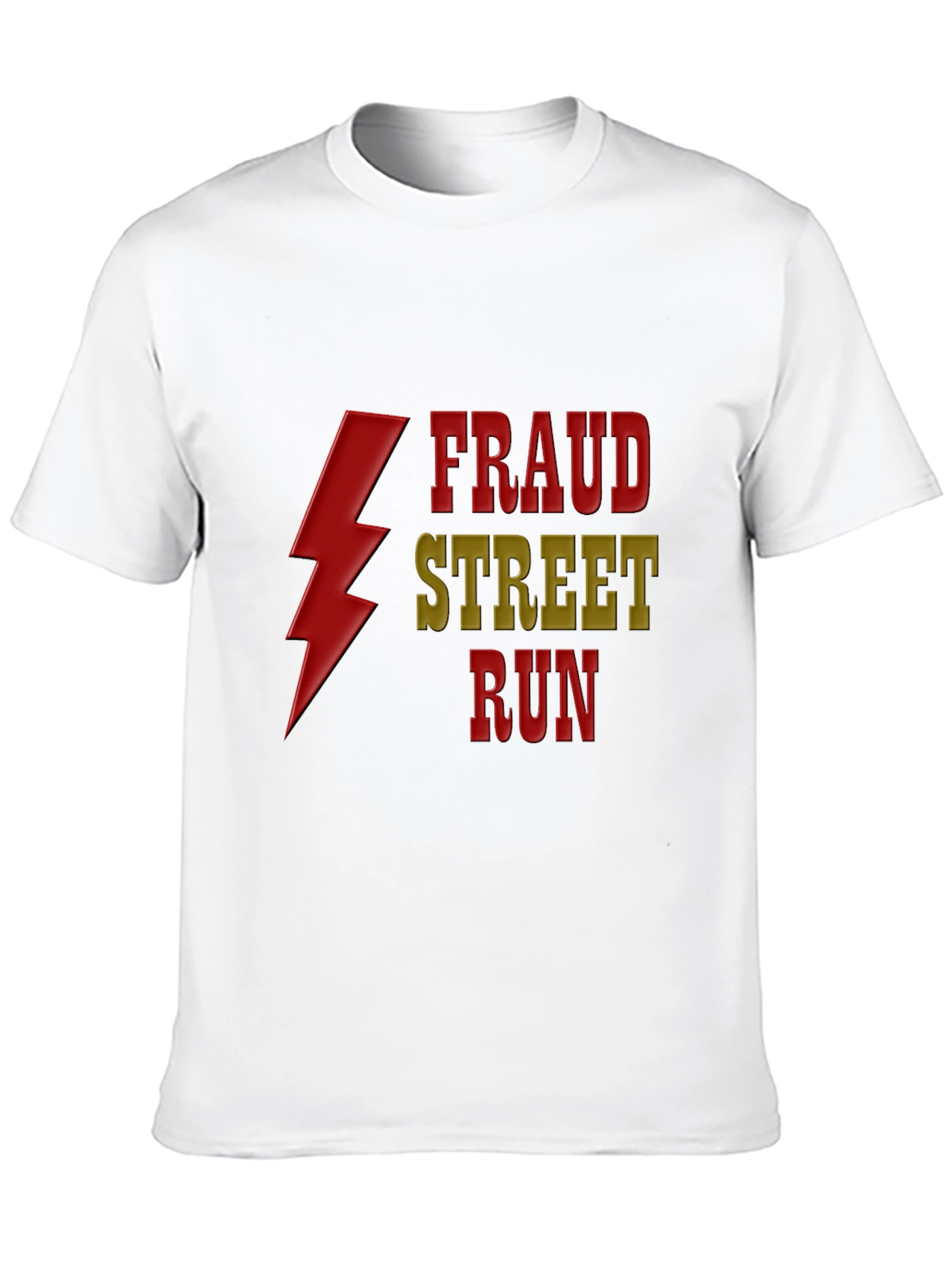 Black Fraud Street Run Graphic T-Shirt view 10