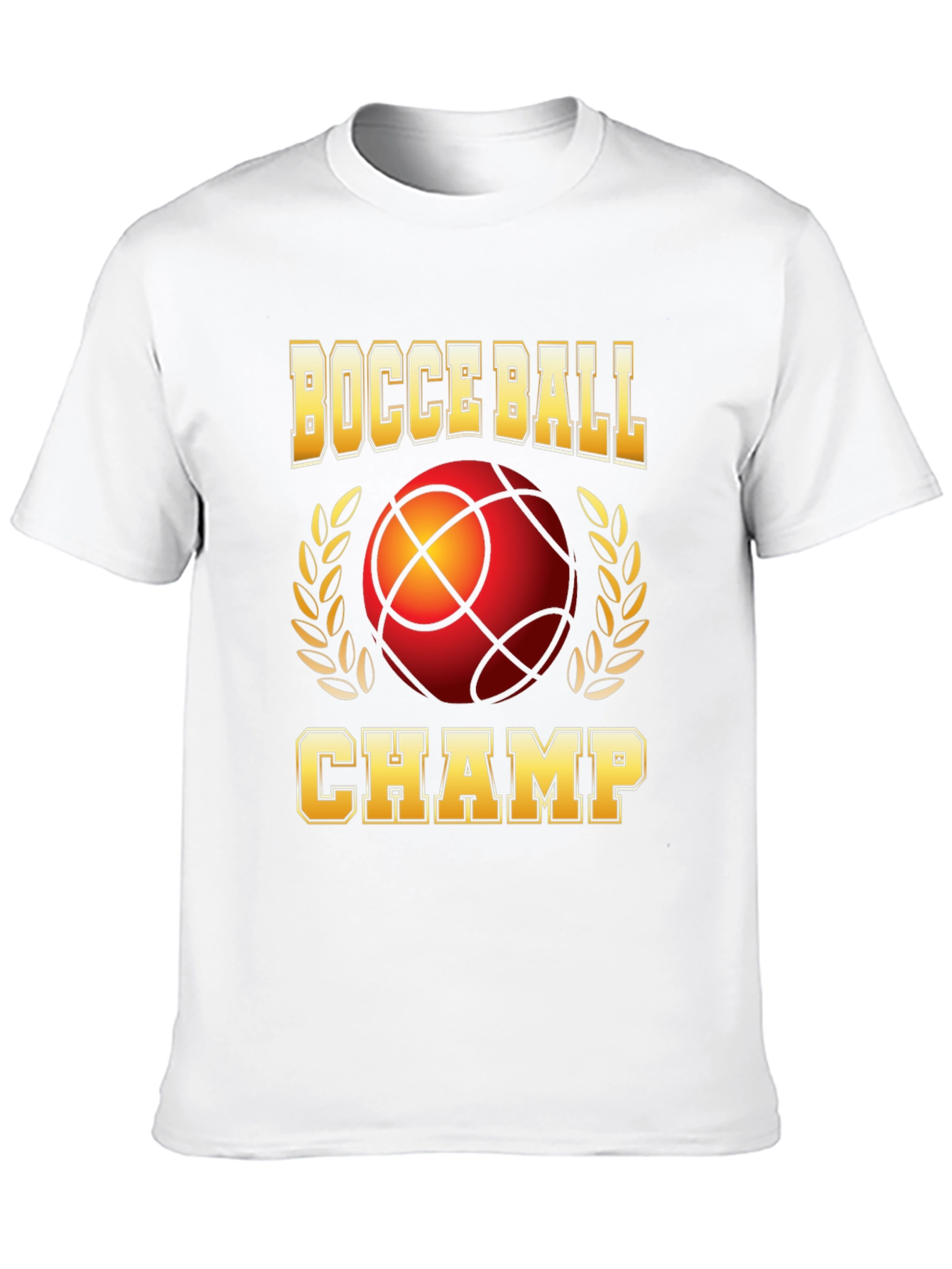 Black Bocce Ball Champ T-Shirt view 10