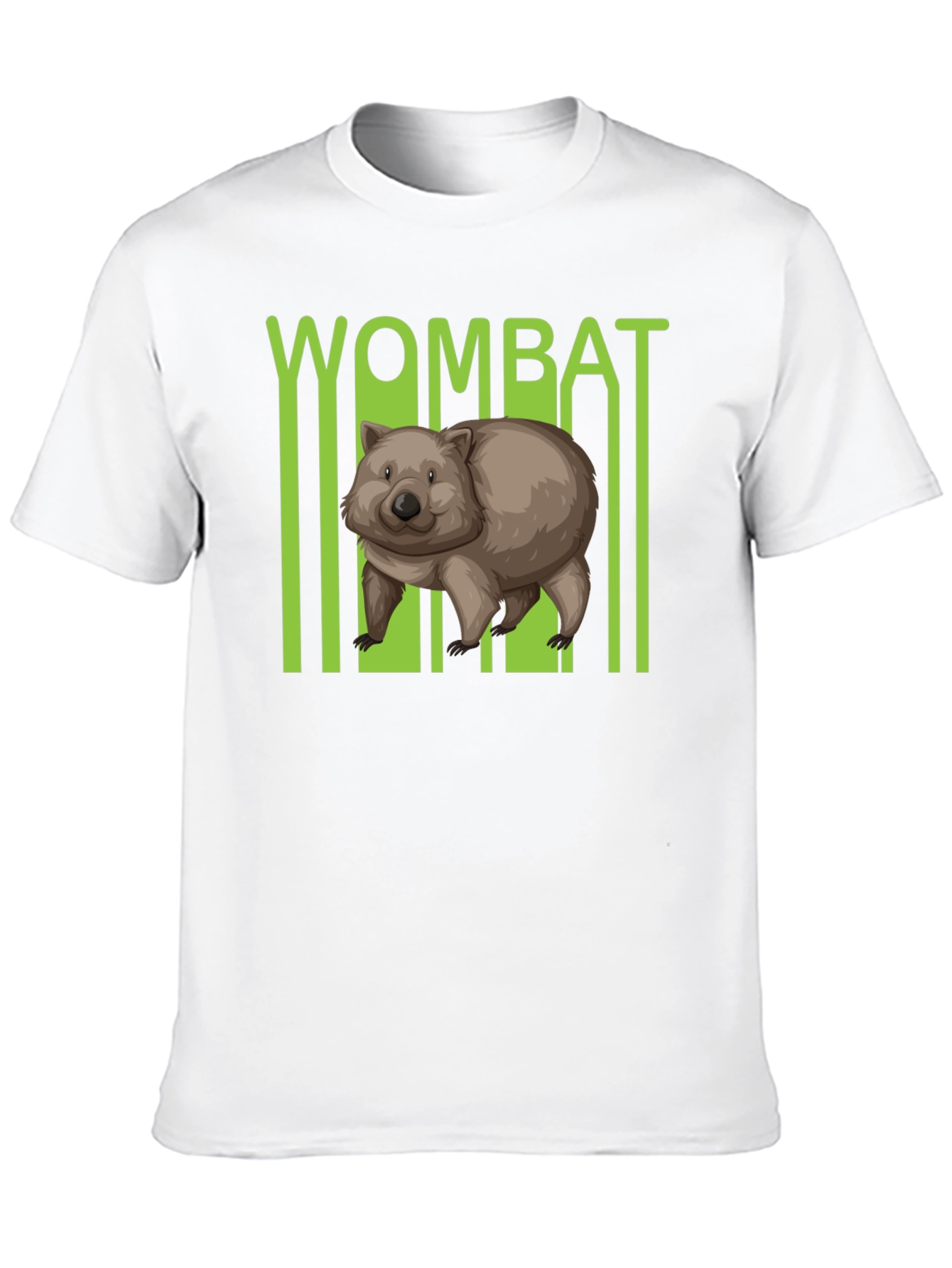 Black Wombat Graphic T-Shirt - Black Cotton Tee view 10
