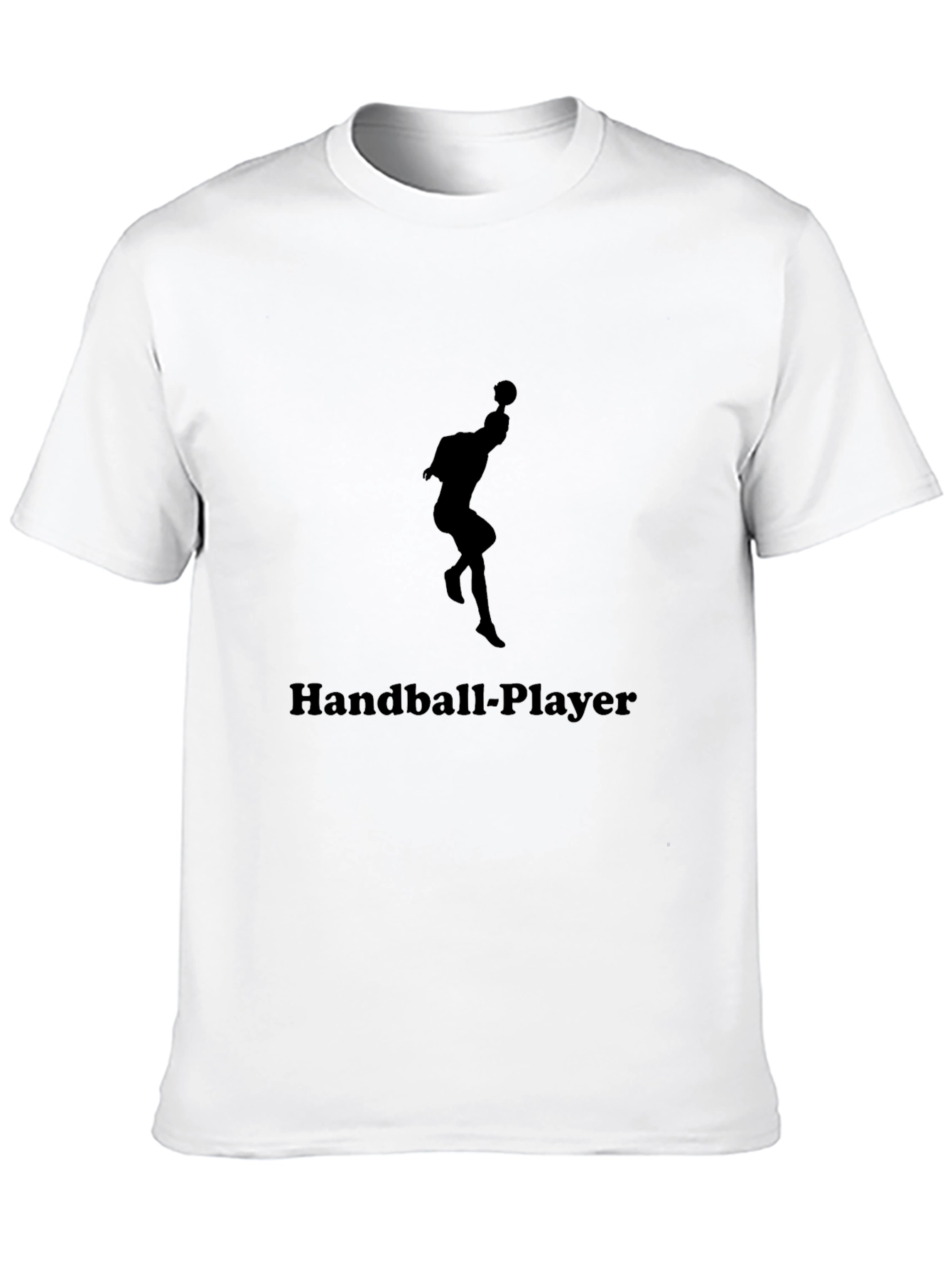 Black Handball Player Graphic Tee - Black view 10