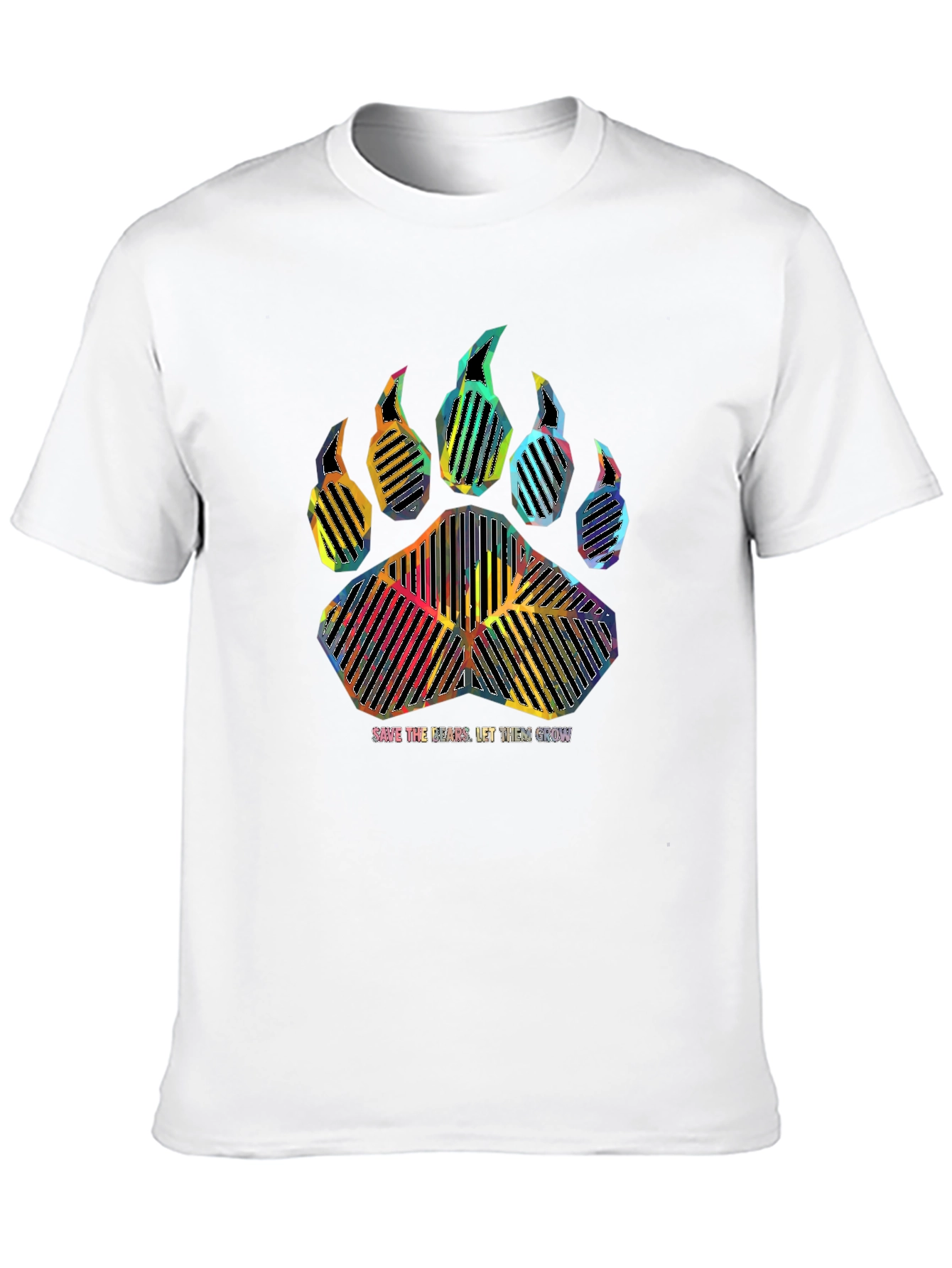 Black Save the Bears Graphic T-Shirt view 10
