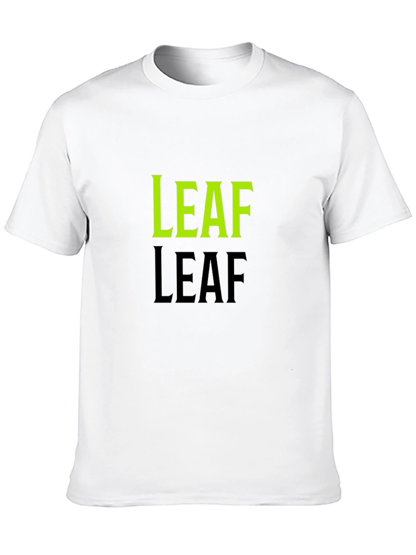 Black Leaf Graphic Black T-Shirt view 10