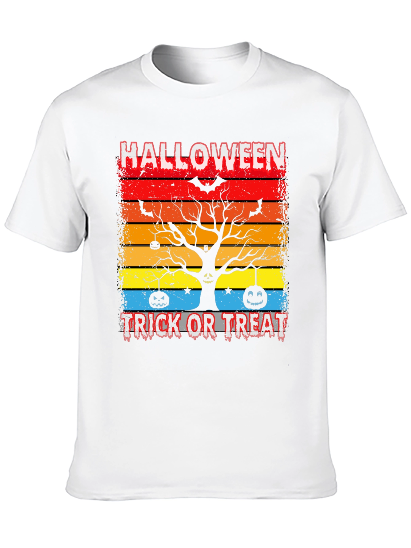 Black Halloween Trick or Treat T-Shirt view 10