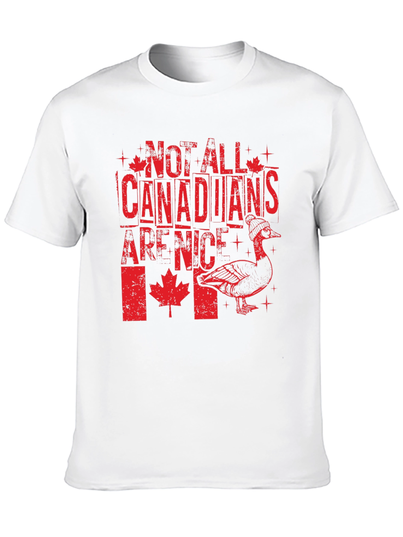 Black Funny Not All Canadians Are Nice T-Shirt view 10