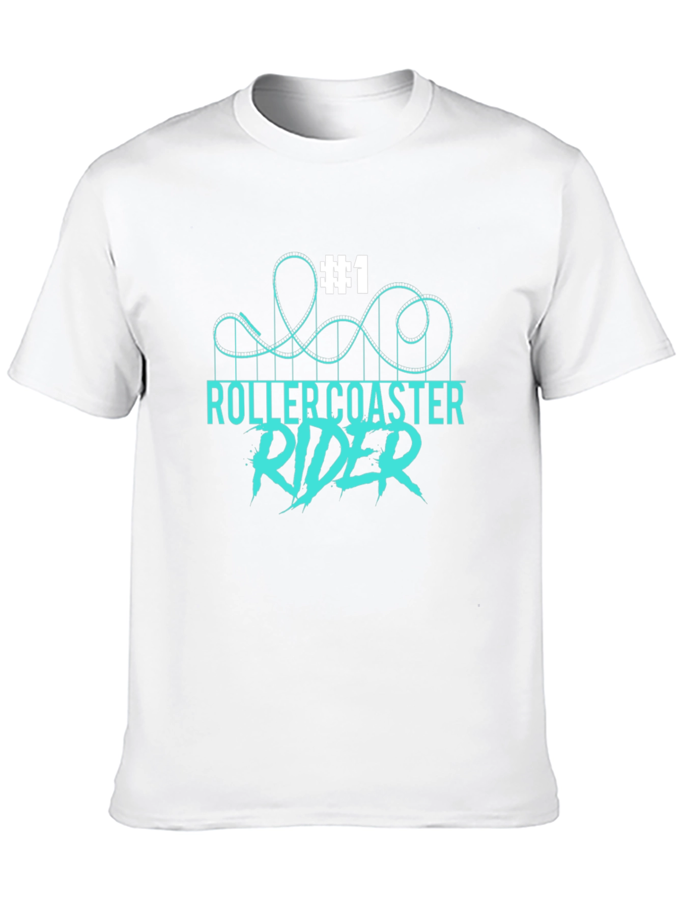 Black Rollercoaster Rider T-Shirt - Thrill Seeker Apparel view 10