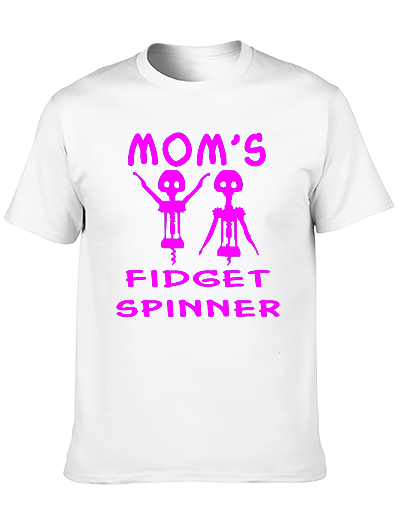 Black Mom's Fidget Spinner Funny T-Shirt view 10
