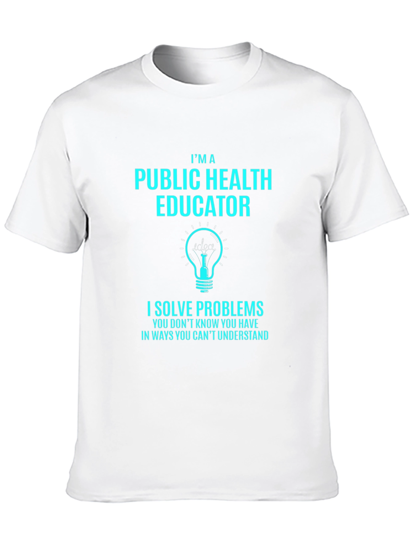 Black Public Health Educator T-Shirt - Problem Solver Tee view 10