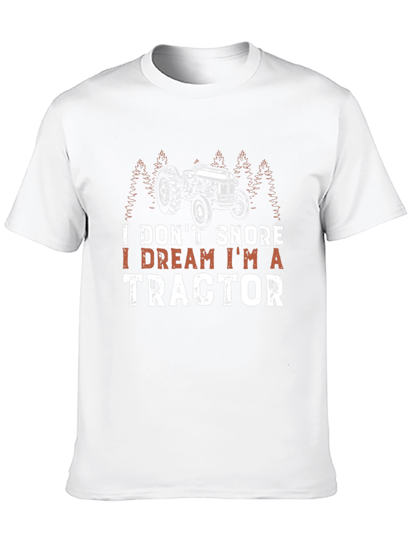 Black Dreaming of Tractors T-Shirt - Humorous Farm Apparel view 10