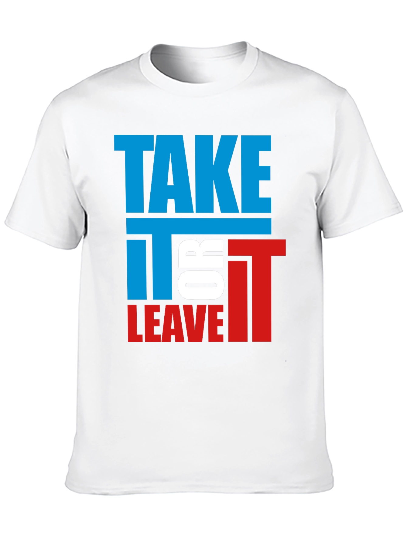 Black Take It or Leave It Graphic Tee - Bold Statement Shirt view 10