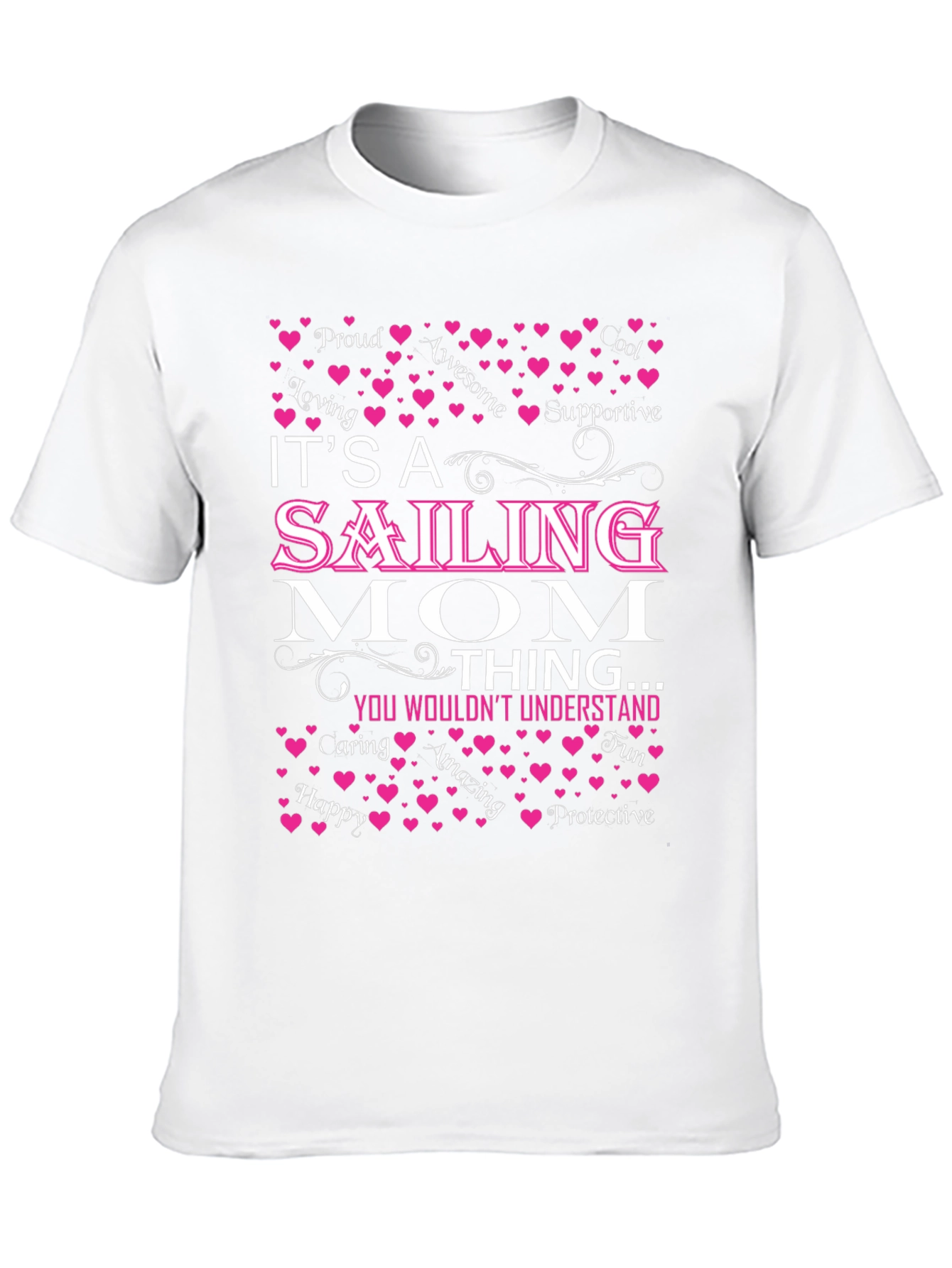 Black It's a Sailing Mom Thing T-Shirt view 10