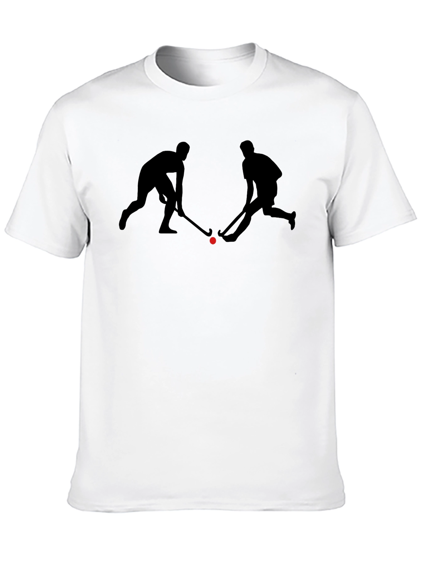 Black Hockey Players Black T-Shirt view 10