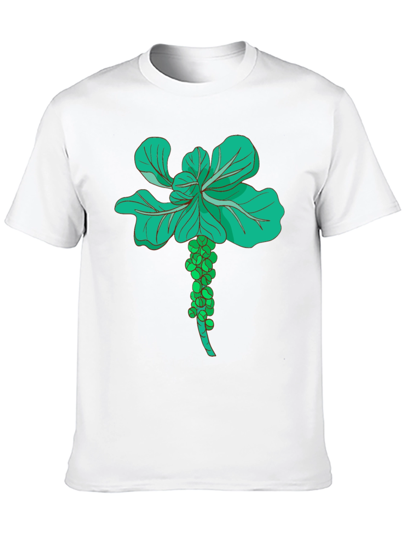 Brussels Sprouts Plant Graphic Tee - 10