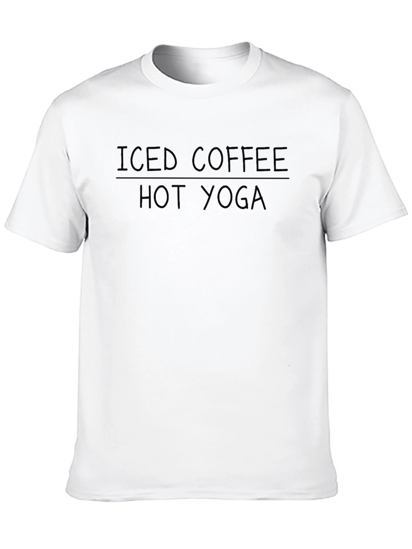Black Iced Coffee Hot Yoga Graphic Tee view 10