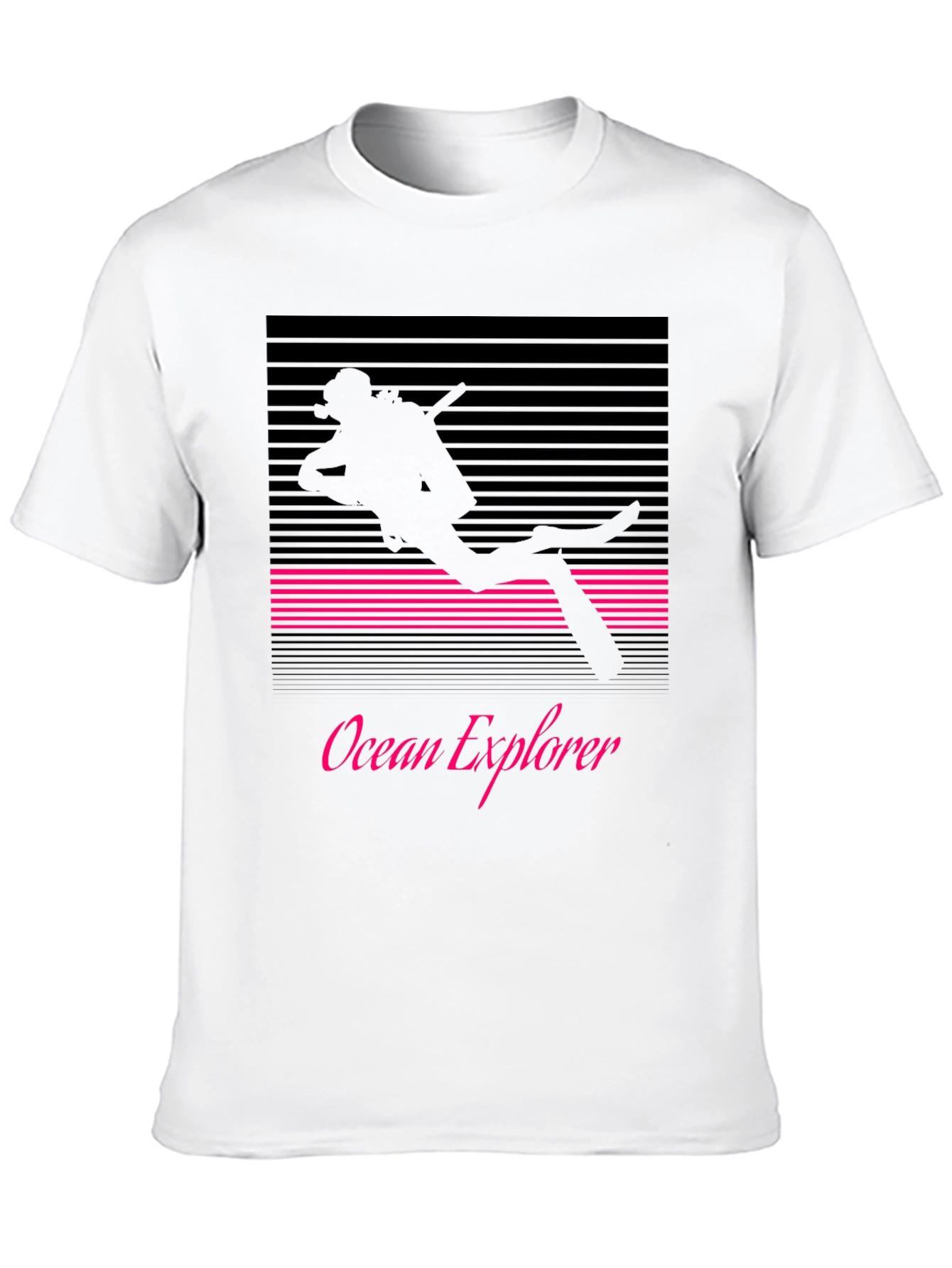 Black Ocean Explorer Scuba Diving T-Shirt view 10