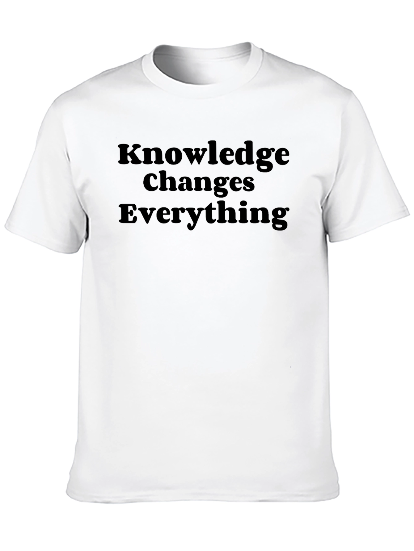 Black Knowledge Changes Everything Graphic Tee view 10