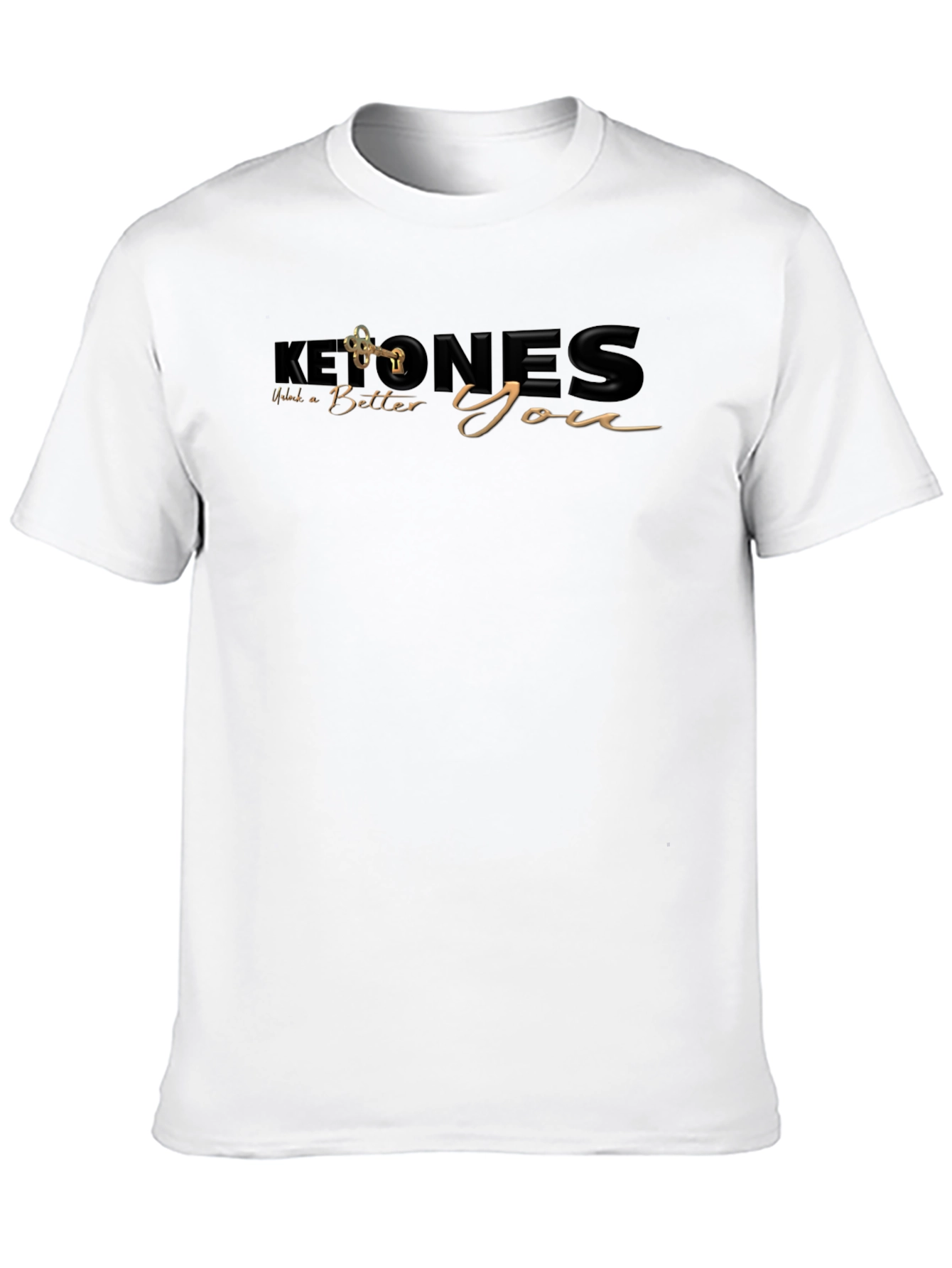 Black Keytones: Unlock a Better You - Stylish Graphic Tee view 10
