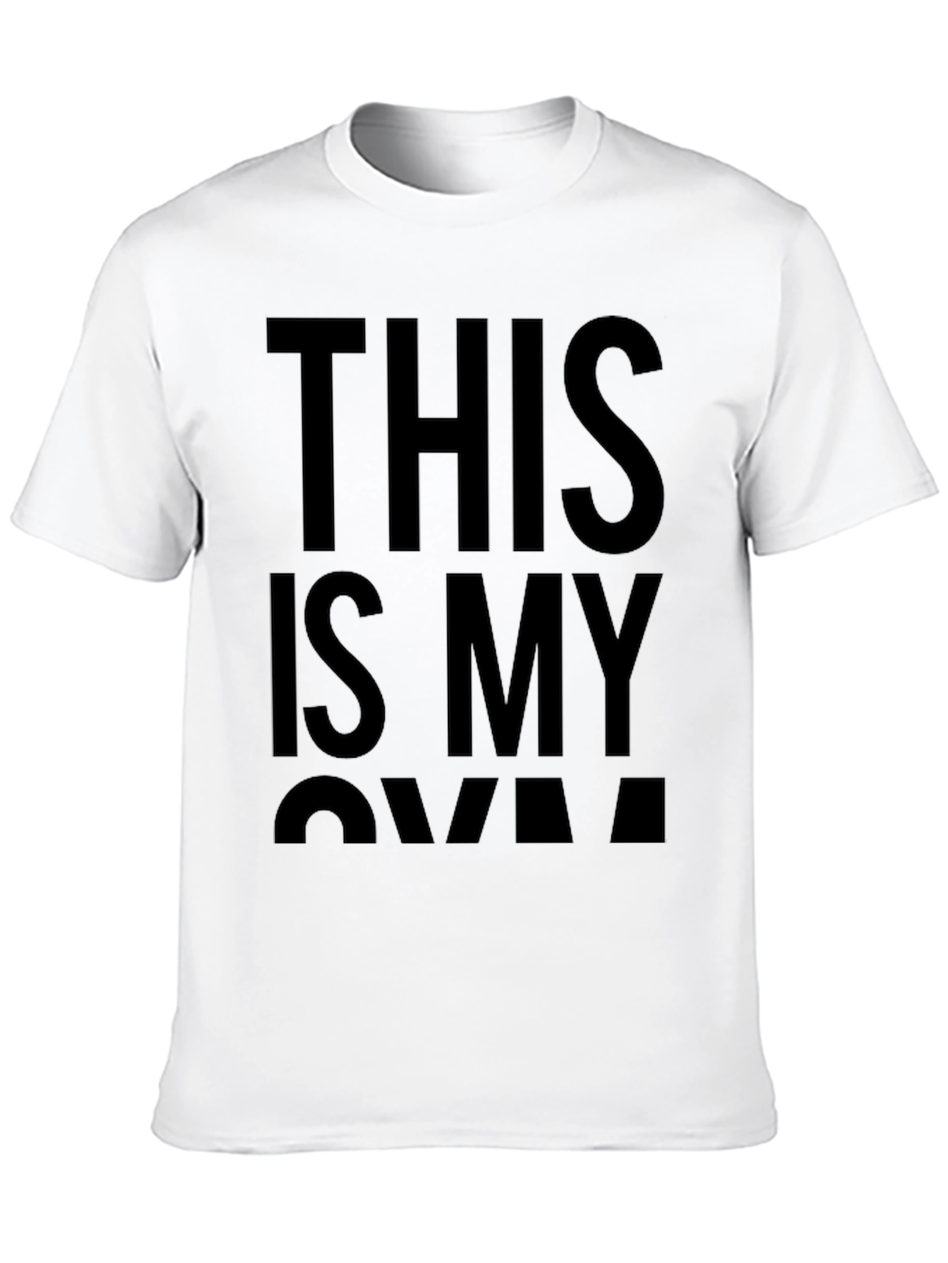Black Men's 'This is My Own' Graphic Black T-Shirt view 10