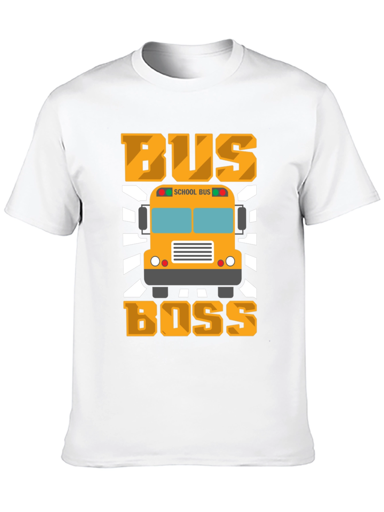 Black Bus Boss T-Shirt - School Bus Driver Apparel view 10