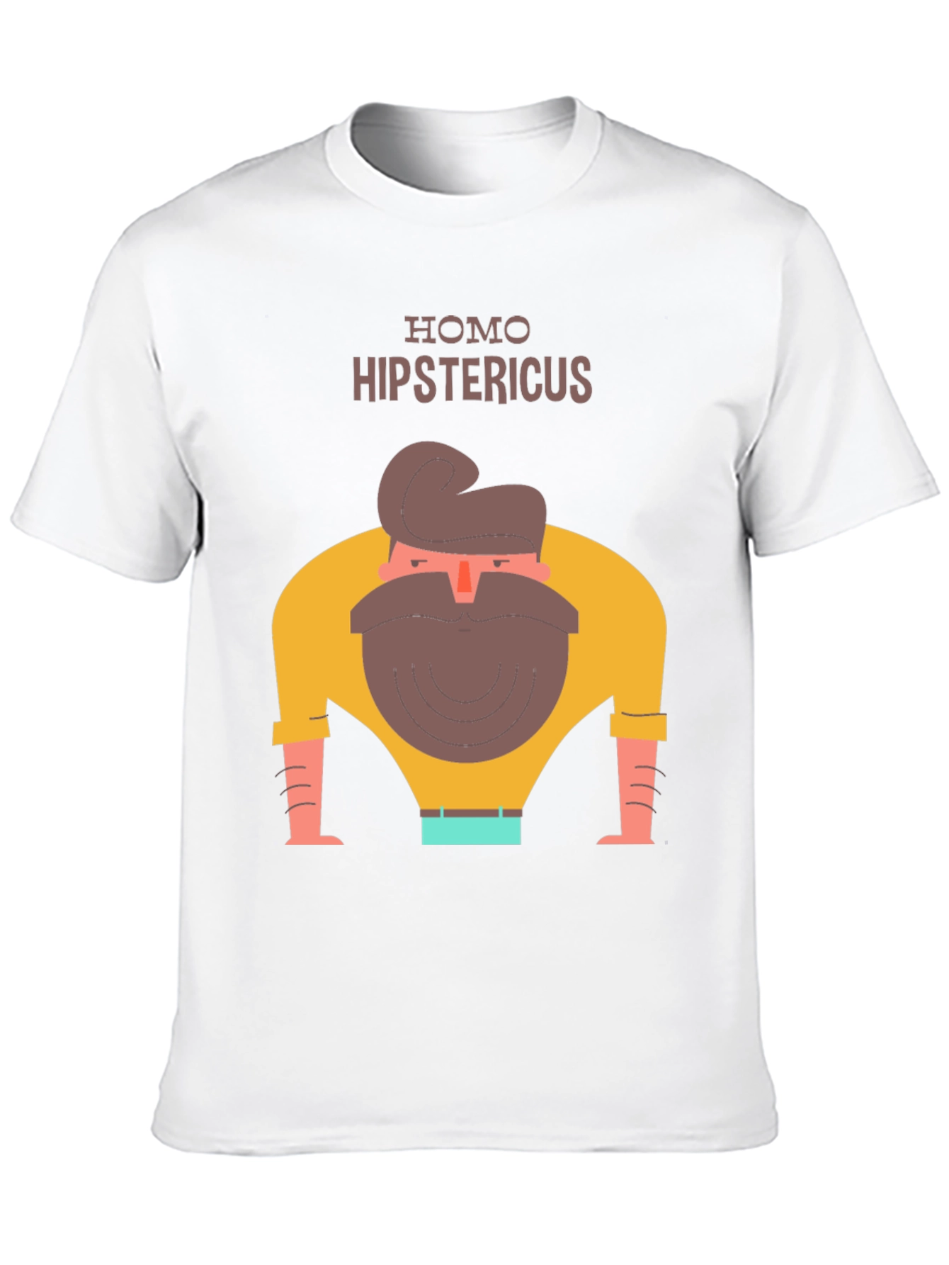 Black Homo Hipstericus Graphic Tee view 10