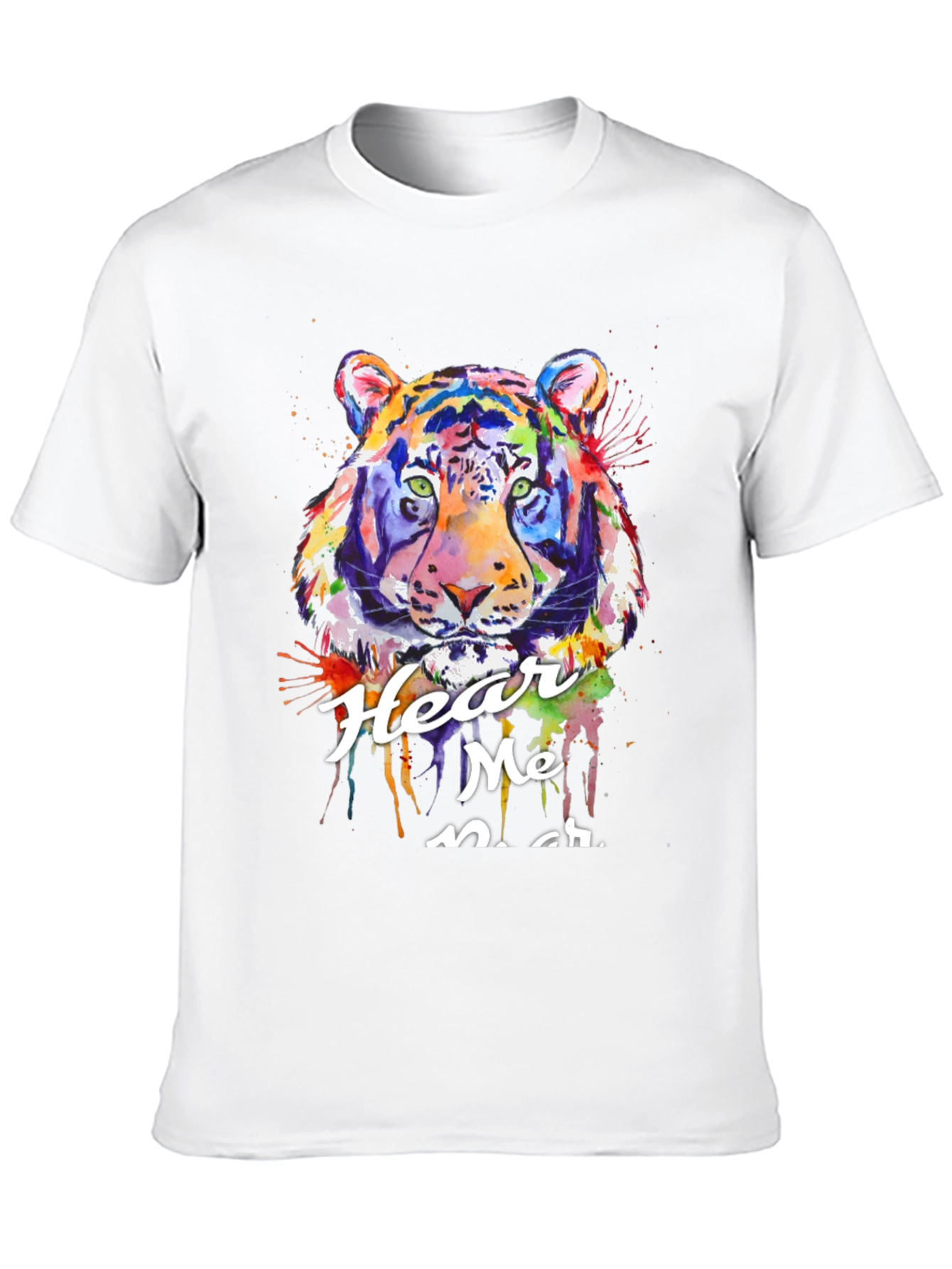 Black Vibrant Tiger Graphic Tee - Hear Me Roar! view 10