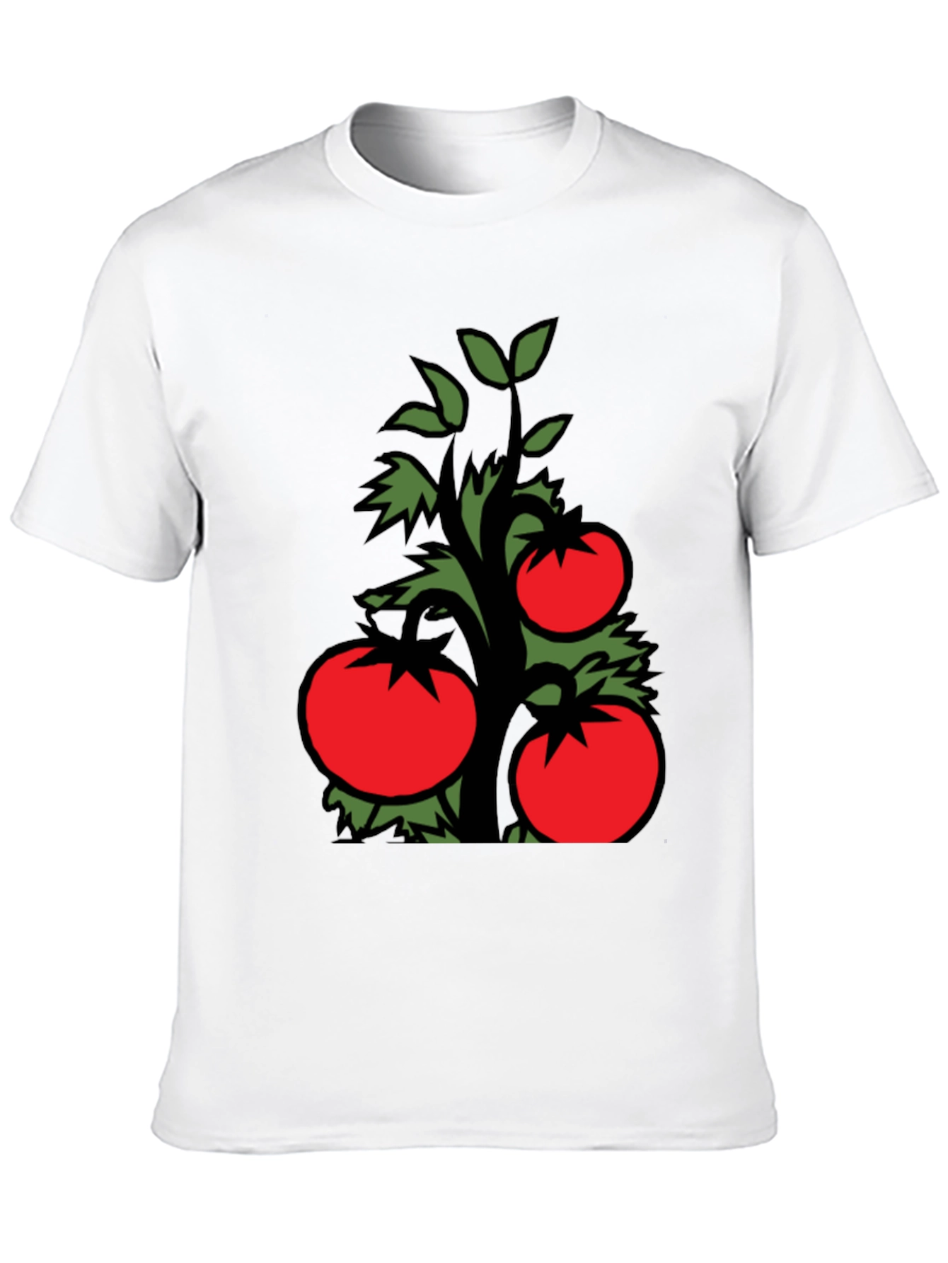 Black Tomato Plant Graphic Tee - Fresh Style view 10
