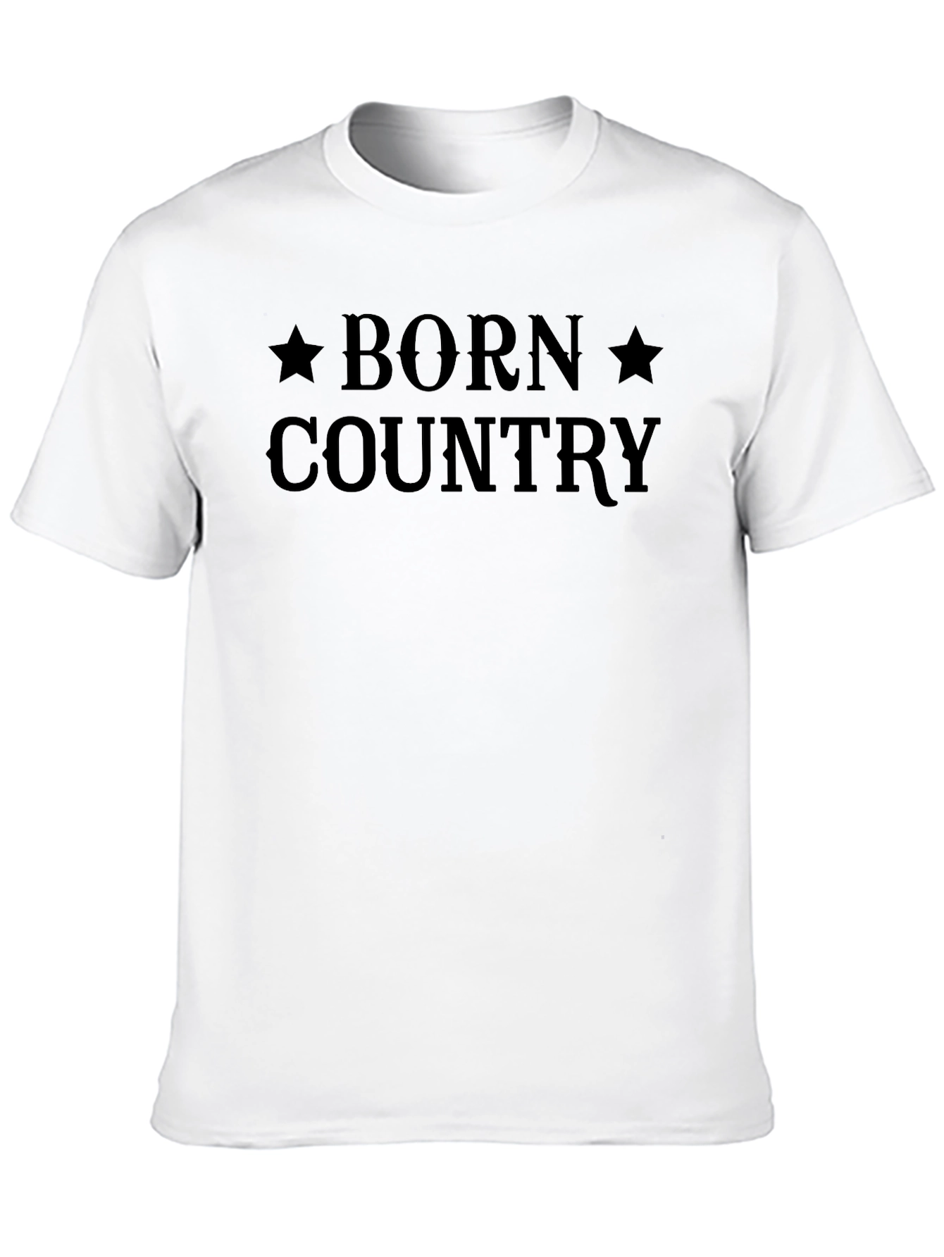 Born Country Graphic Tee - Unisex Black T-Shirt - 10