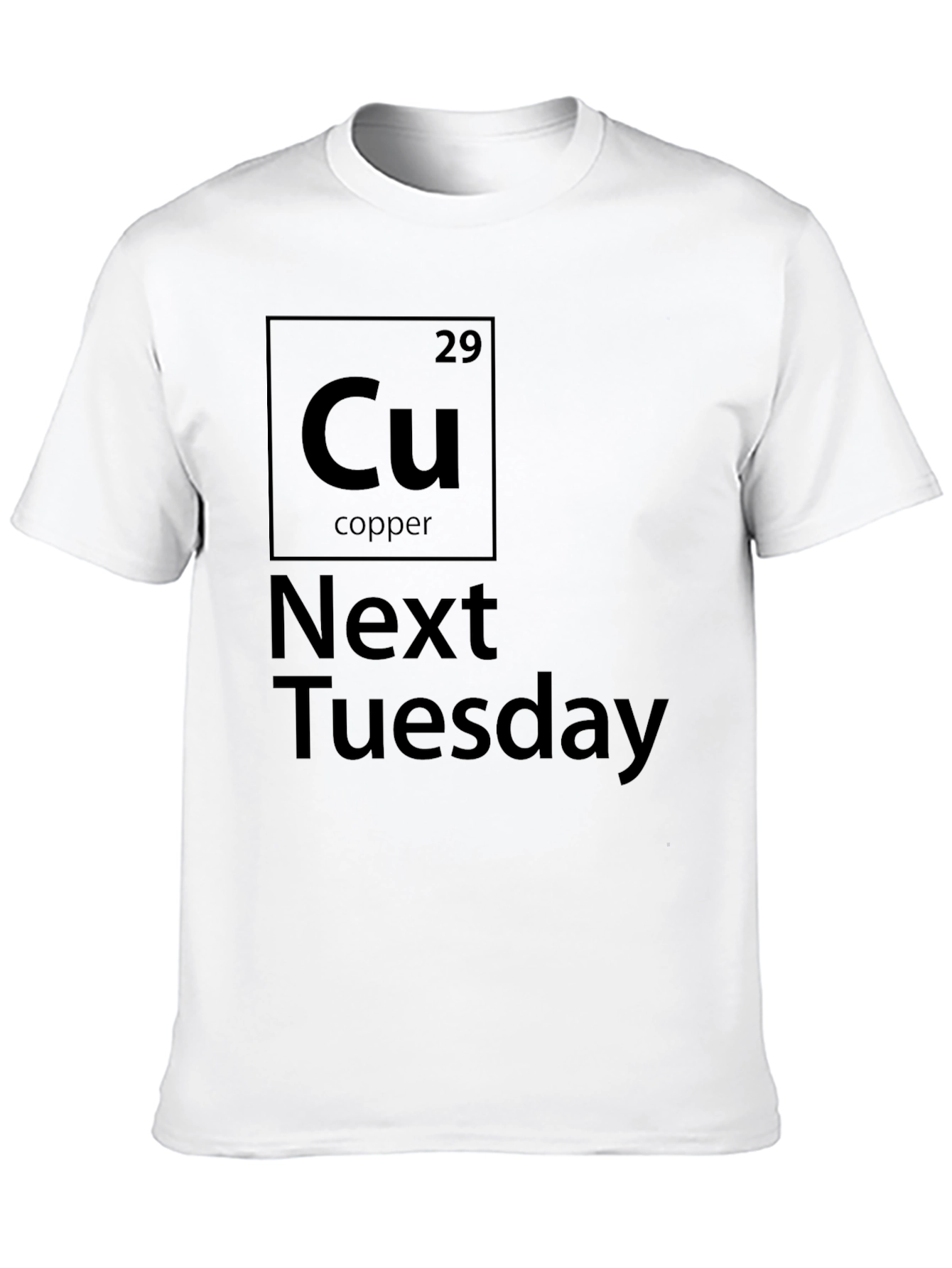 Black Cu Next Tuesday Graphic T-Shirt - Bold & Funny Tee view 10