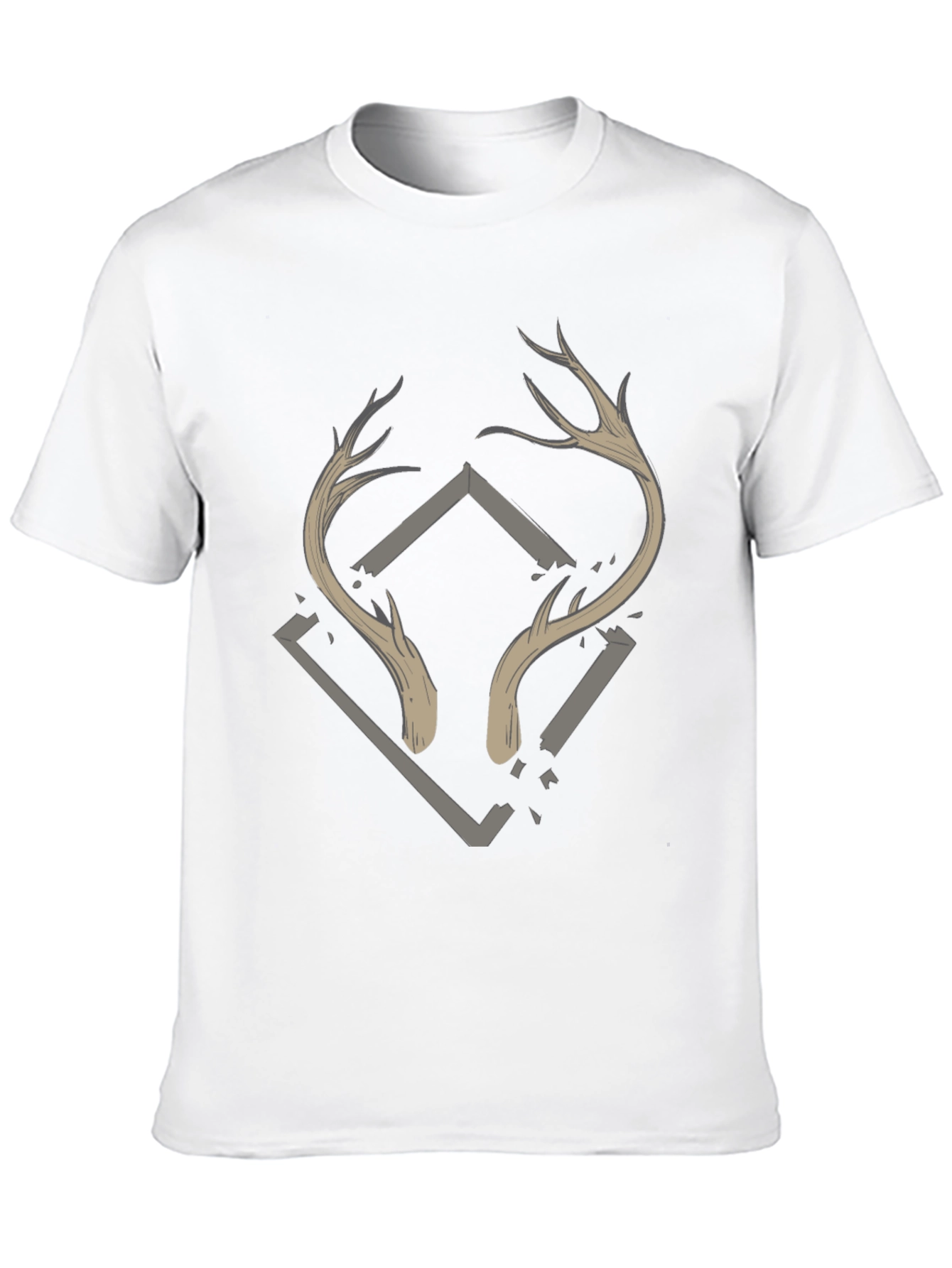 Black Antler Graphic Print Tee - Stylish & Unique view 10
