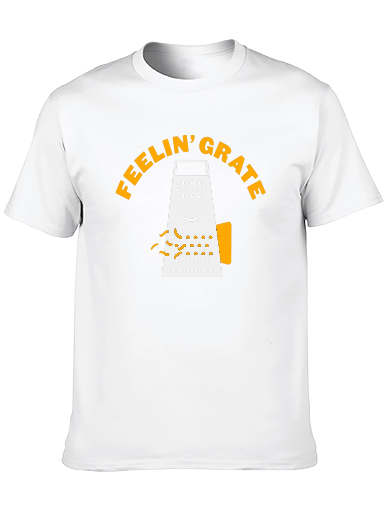 Black Feelin' Grate T-Shirt - Funny Cheese Grater Graphic Tee view 10
