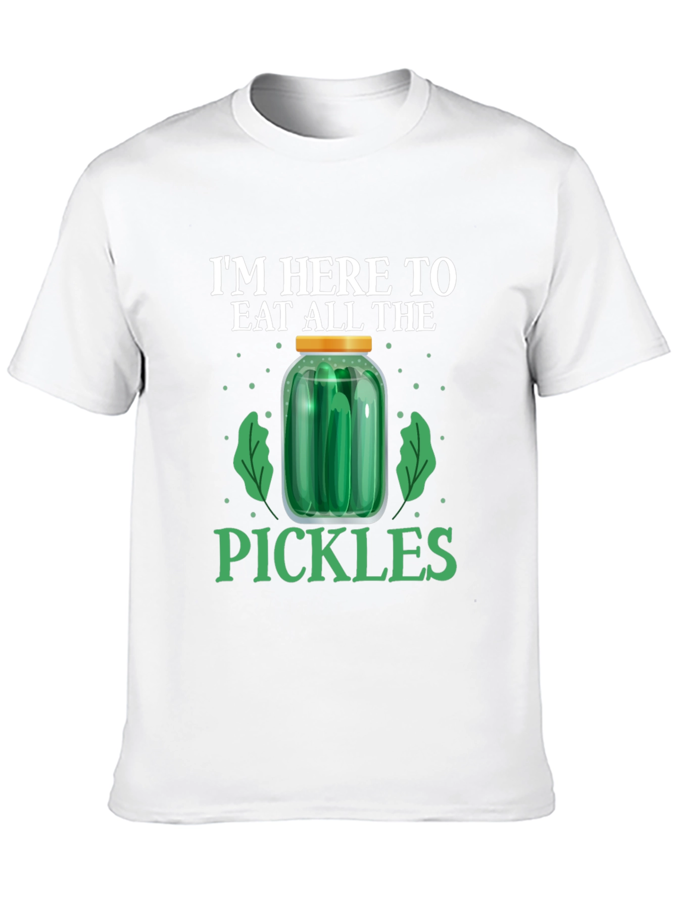 Black Eat All The Pickles Graphic T-Shirt view 10