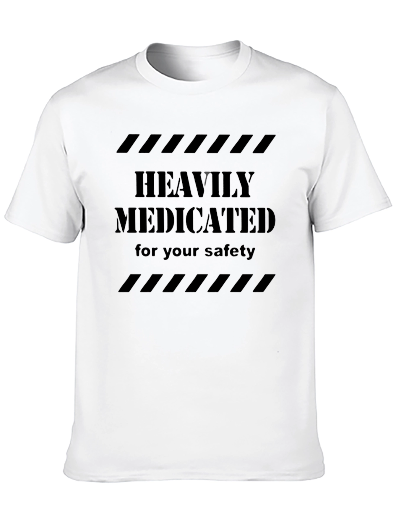 Black Heavily Medicated Safety T-Shirt - Black view 10