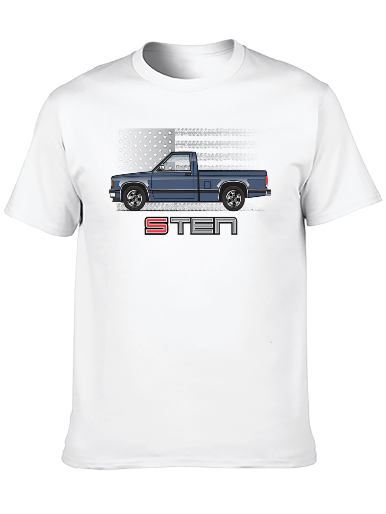 Black S10 Truck Graphic T-Shirt - Classic Pickup Tee view 10