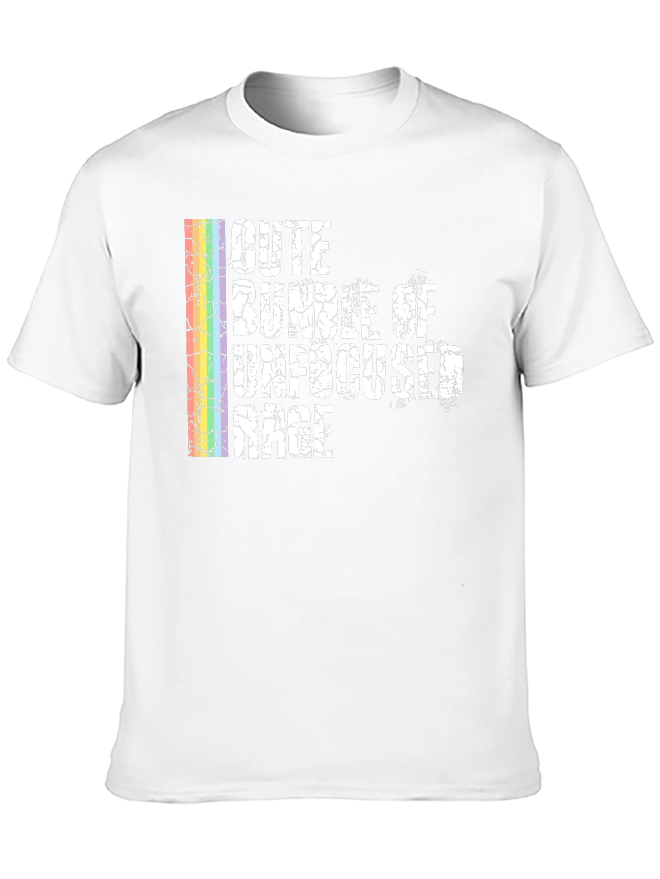 Black Cute Bundle Of Unfocused Rage T-Shirt view 10