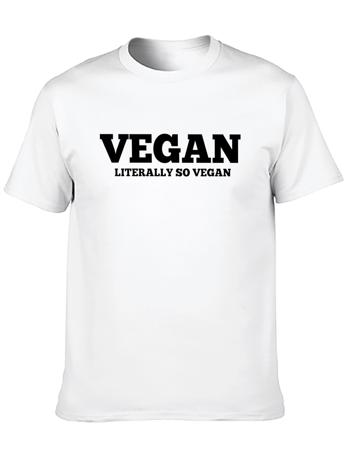 Black Vegan T-Shirt - Literally So Vegan Tee view 10