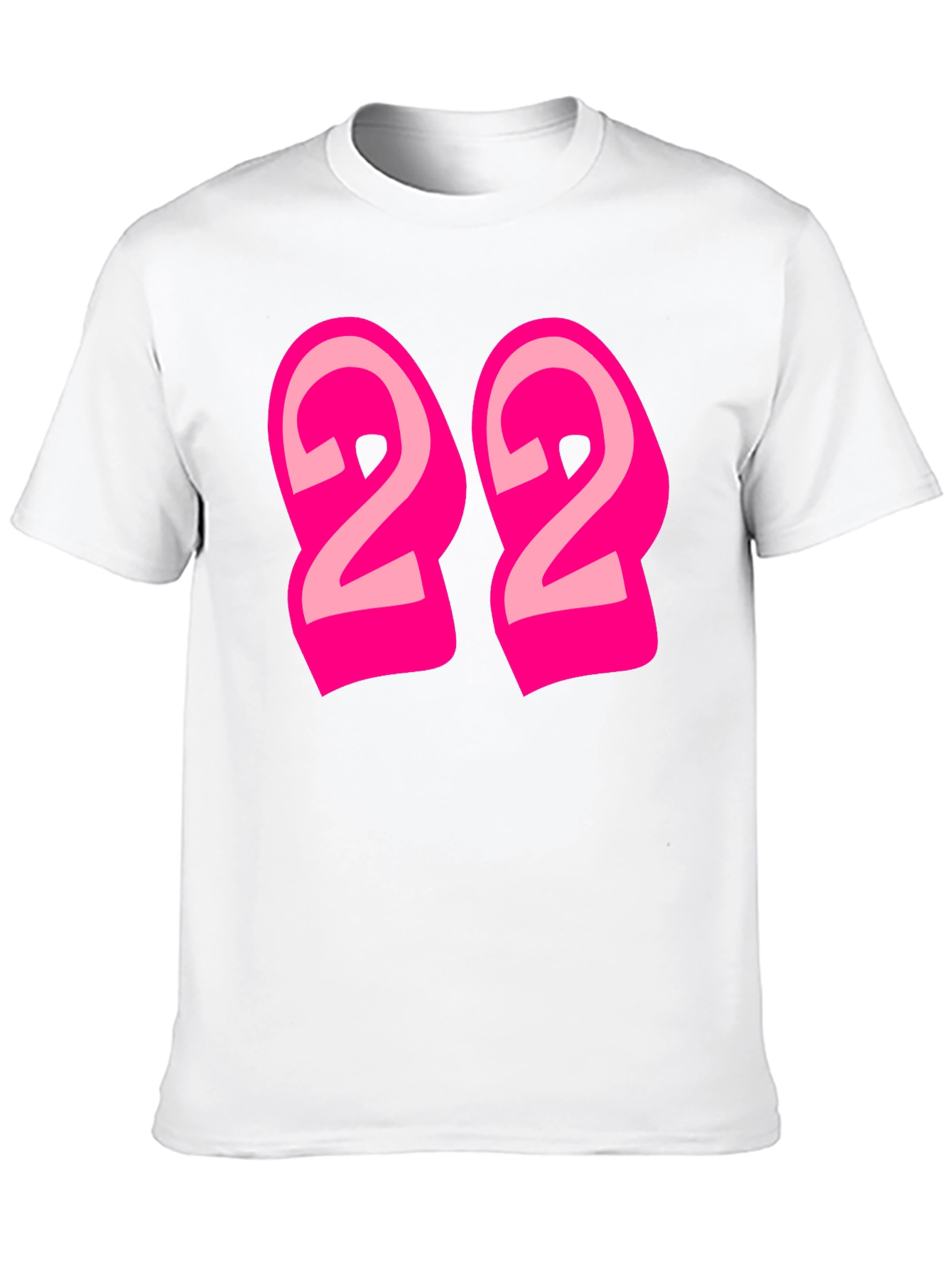 Black Bold Number 22 Graphic Tee - Black view 10