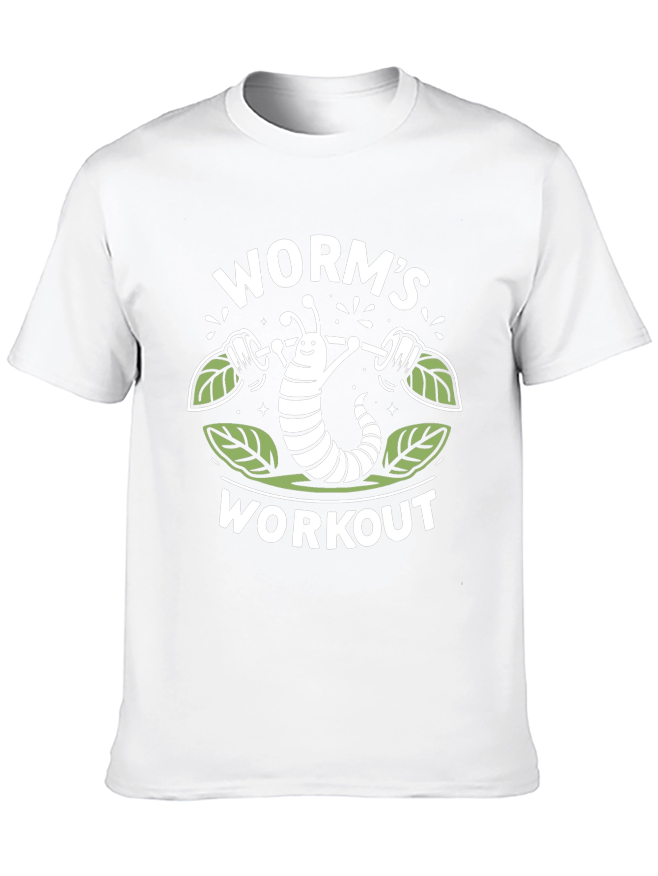 Black Worm's Workout T-Shirt - Black Graphic Tee view 10
