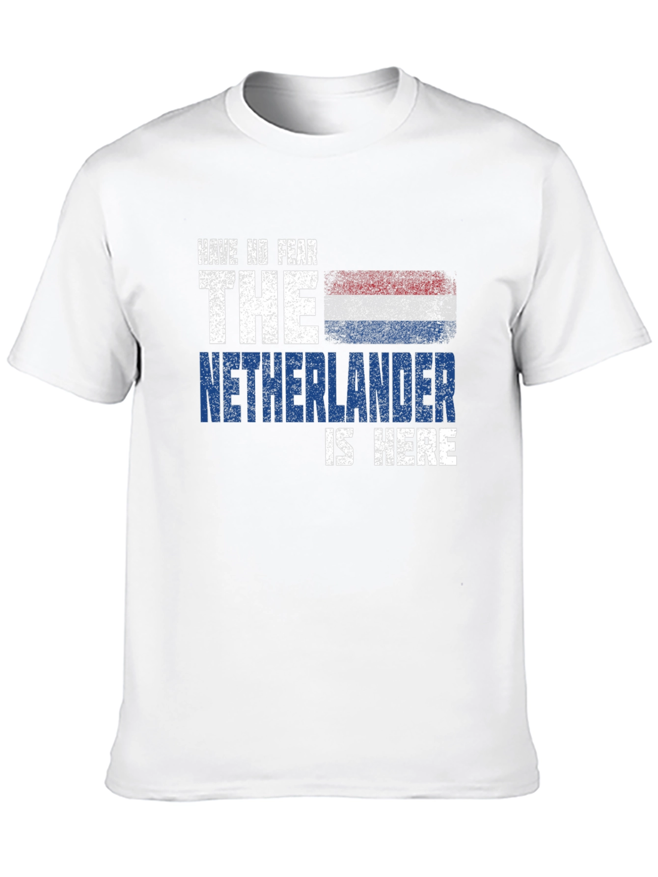 Black Have No Fear The Netherlander is Here T-Shirt view 10