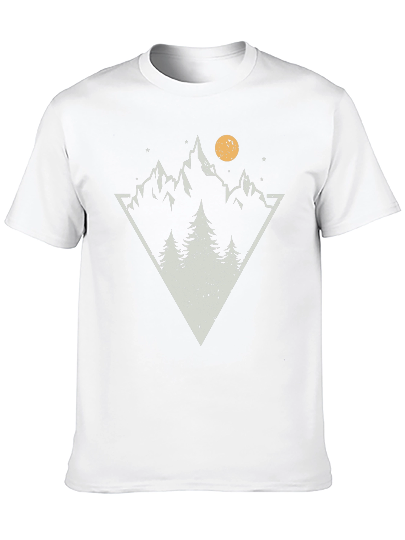 Black Mountain Triangle Graphic T-Shirt view 10