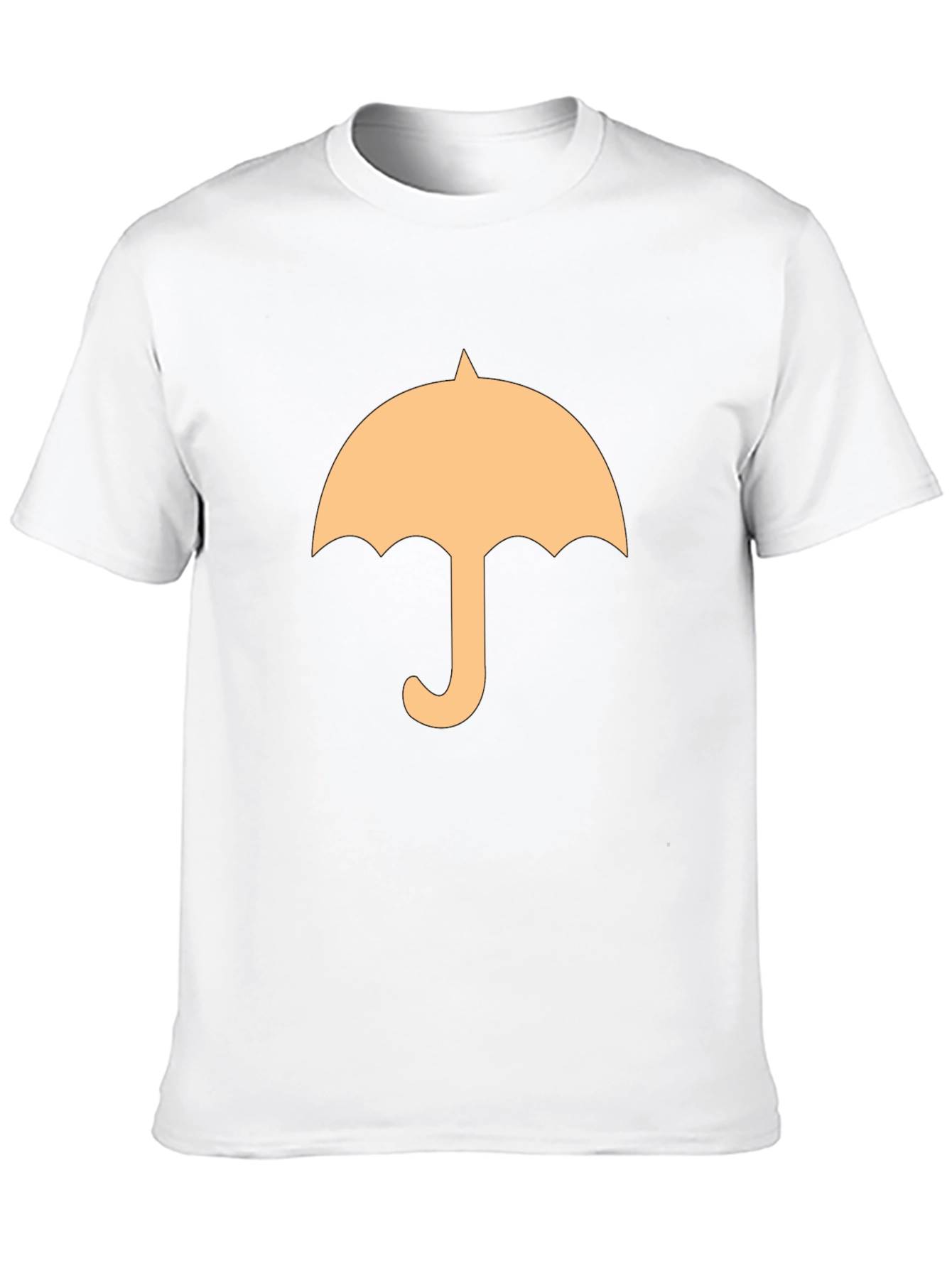 Black Umbrella Graphic Tee - Stylish Black Cotton T-Shirt view 10