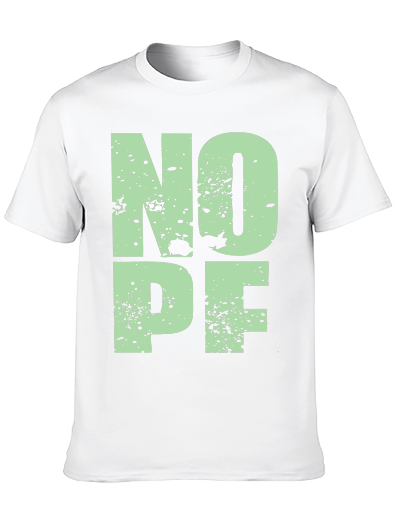 Black Nope Graphic T-Shirt - Black view 10