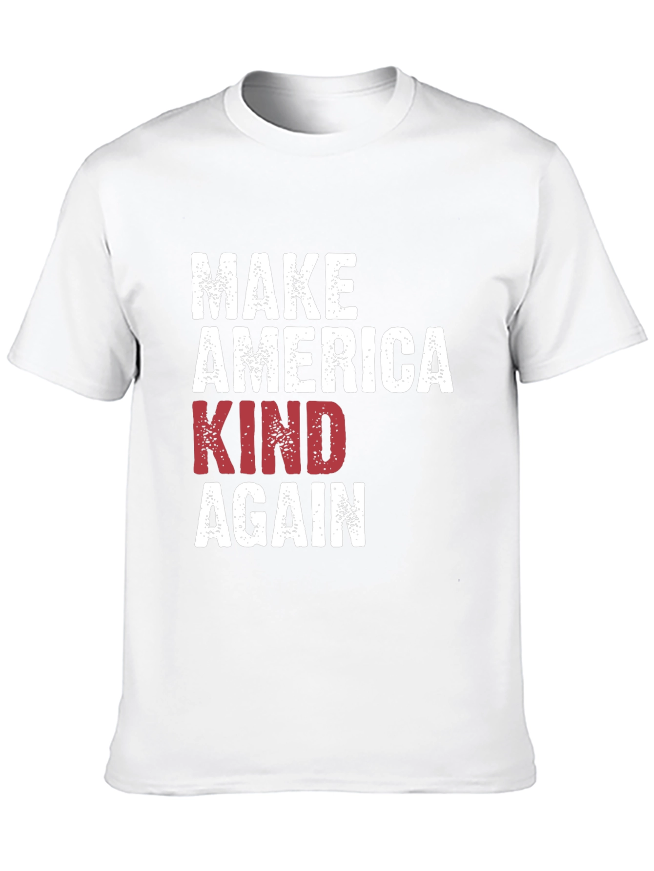 Black Make America Kind Again Black Graphic T-Shirt view 10