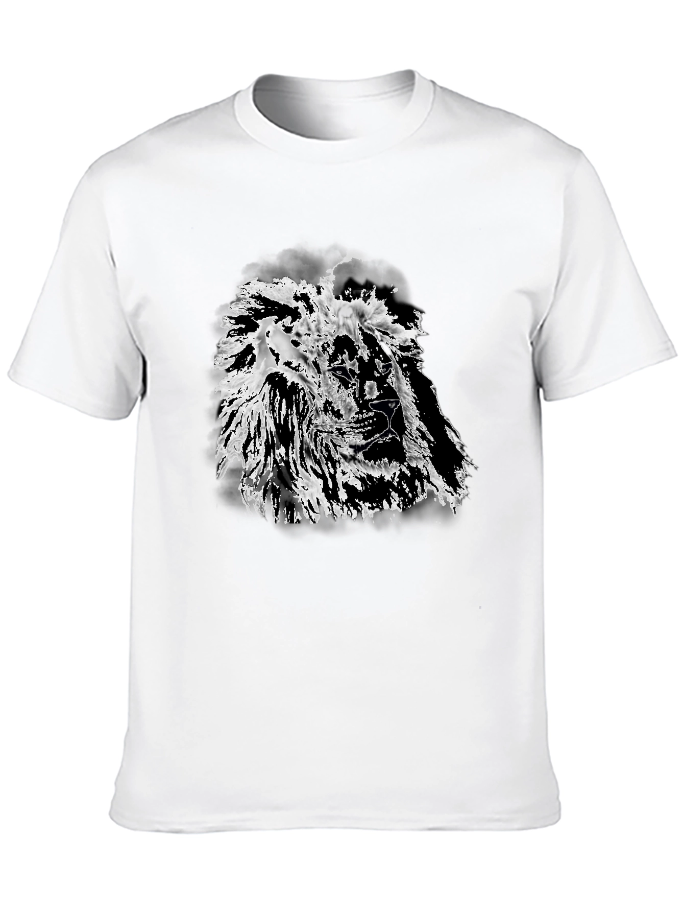 Black Lion Graphic Black T-Shirt - Bold Style view 10