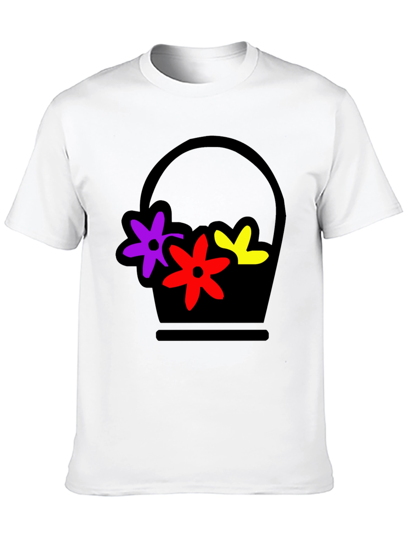 Floral Basket Graphic Tee - 10