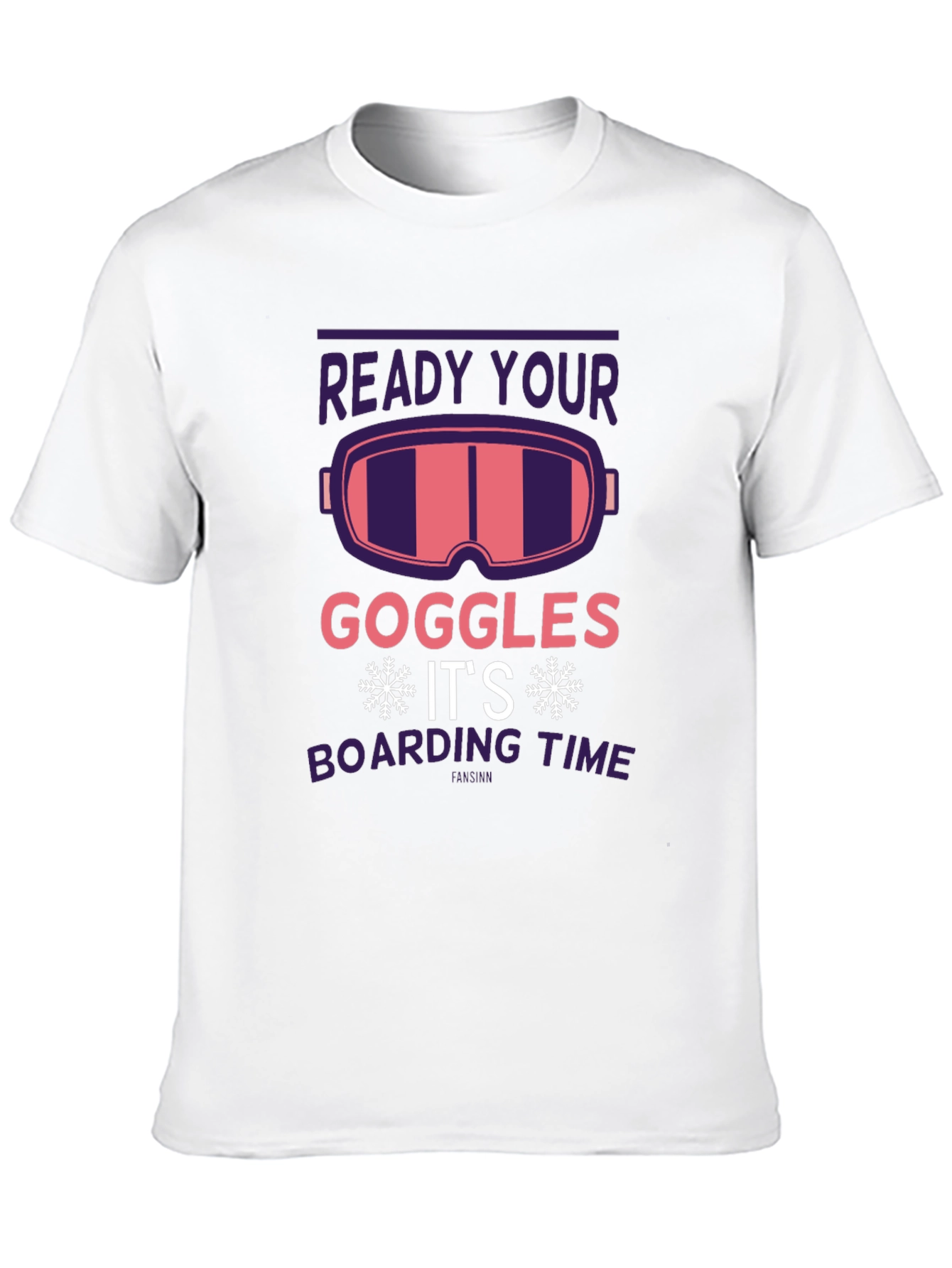 Black Ready Your Goggles Ski/Snowboard T-Shirt view 10
