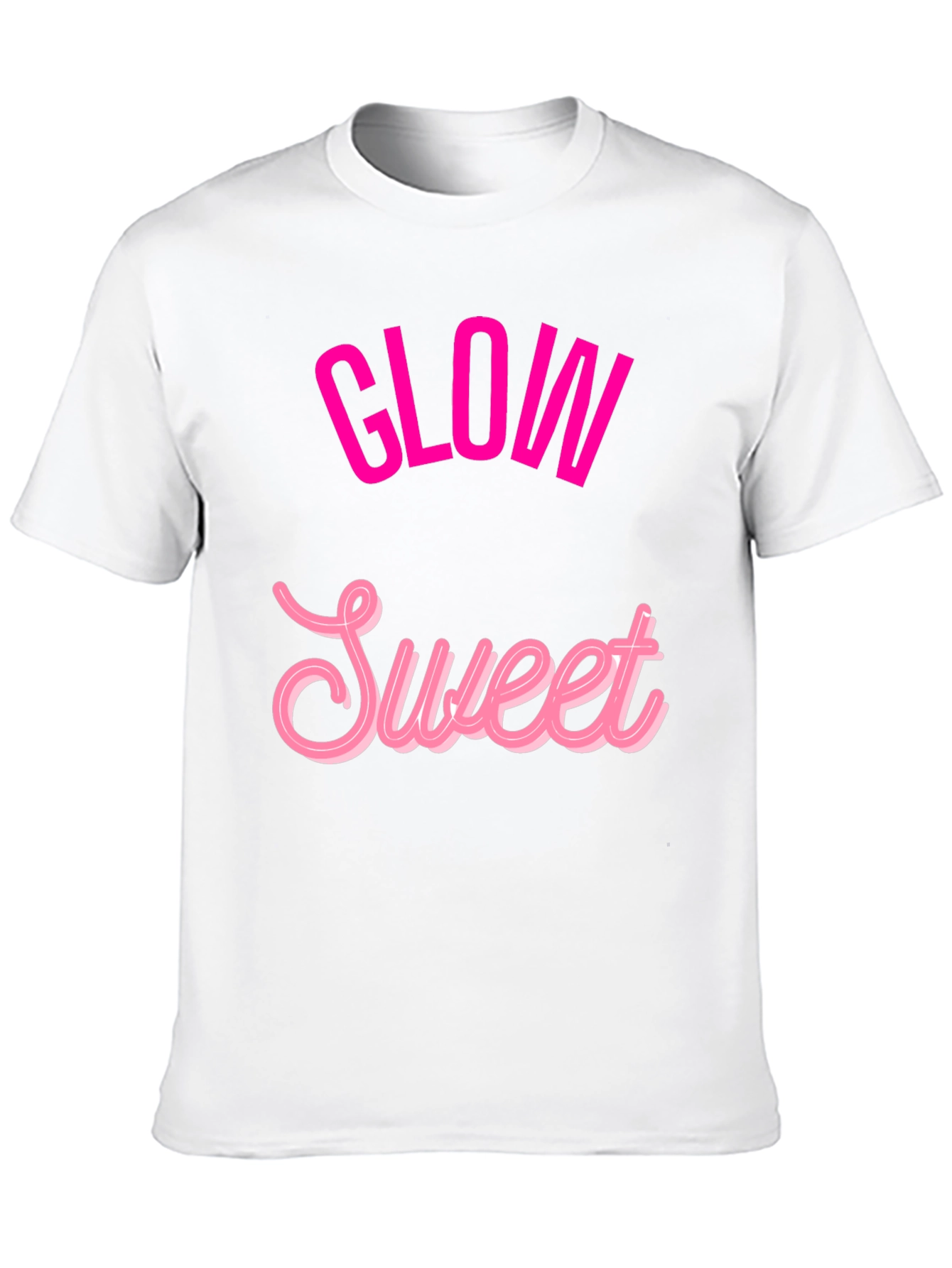 Black Glow Sweet Graphic Tee - Trendy Casual T-Shirt view 10