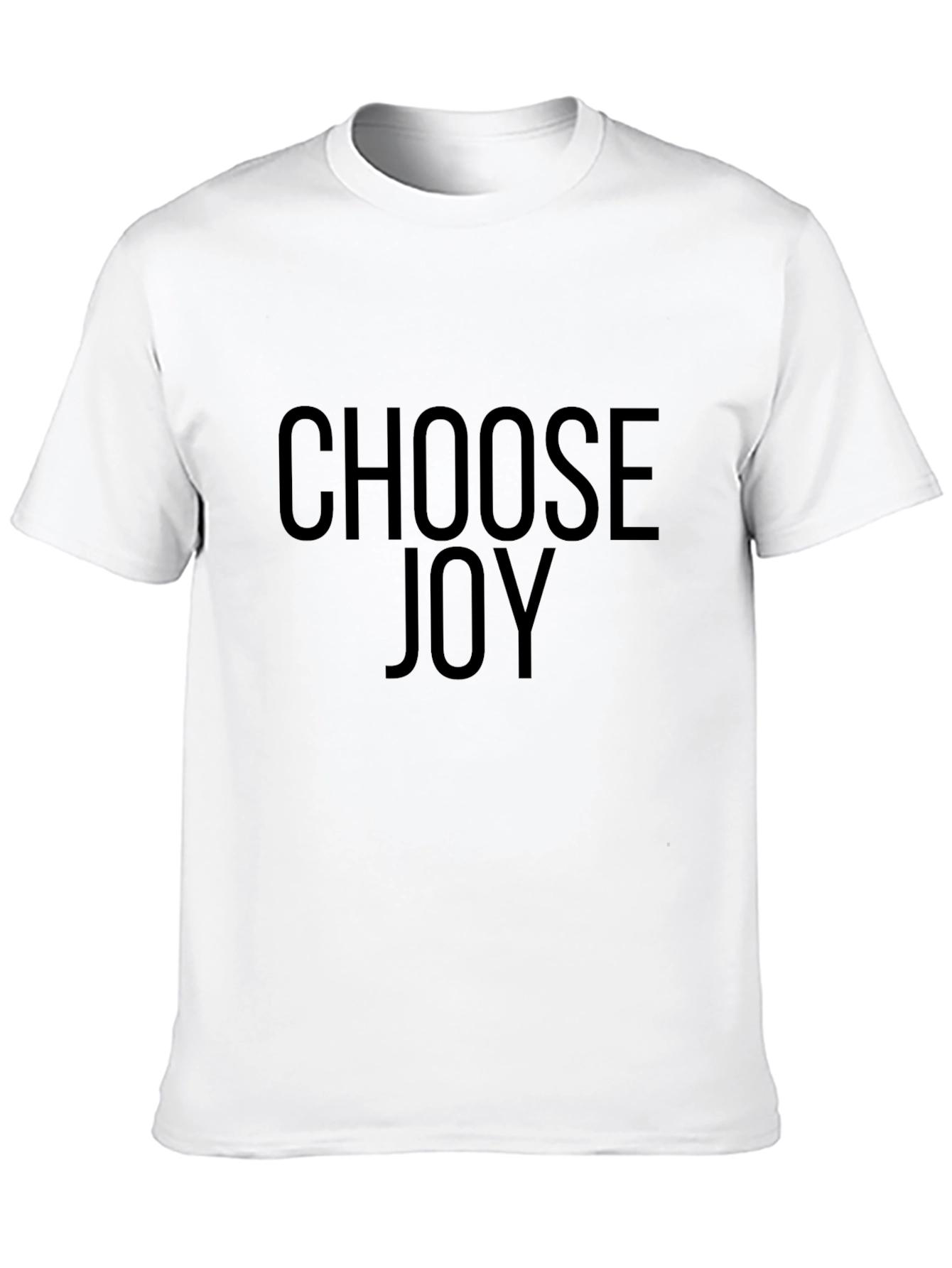 Black Choose Joy T-Shirt - Inspirational Graphic Tee view 10